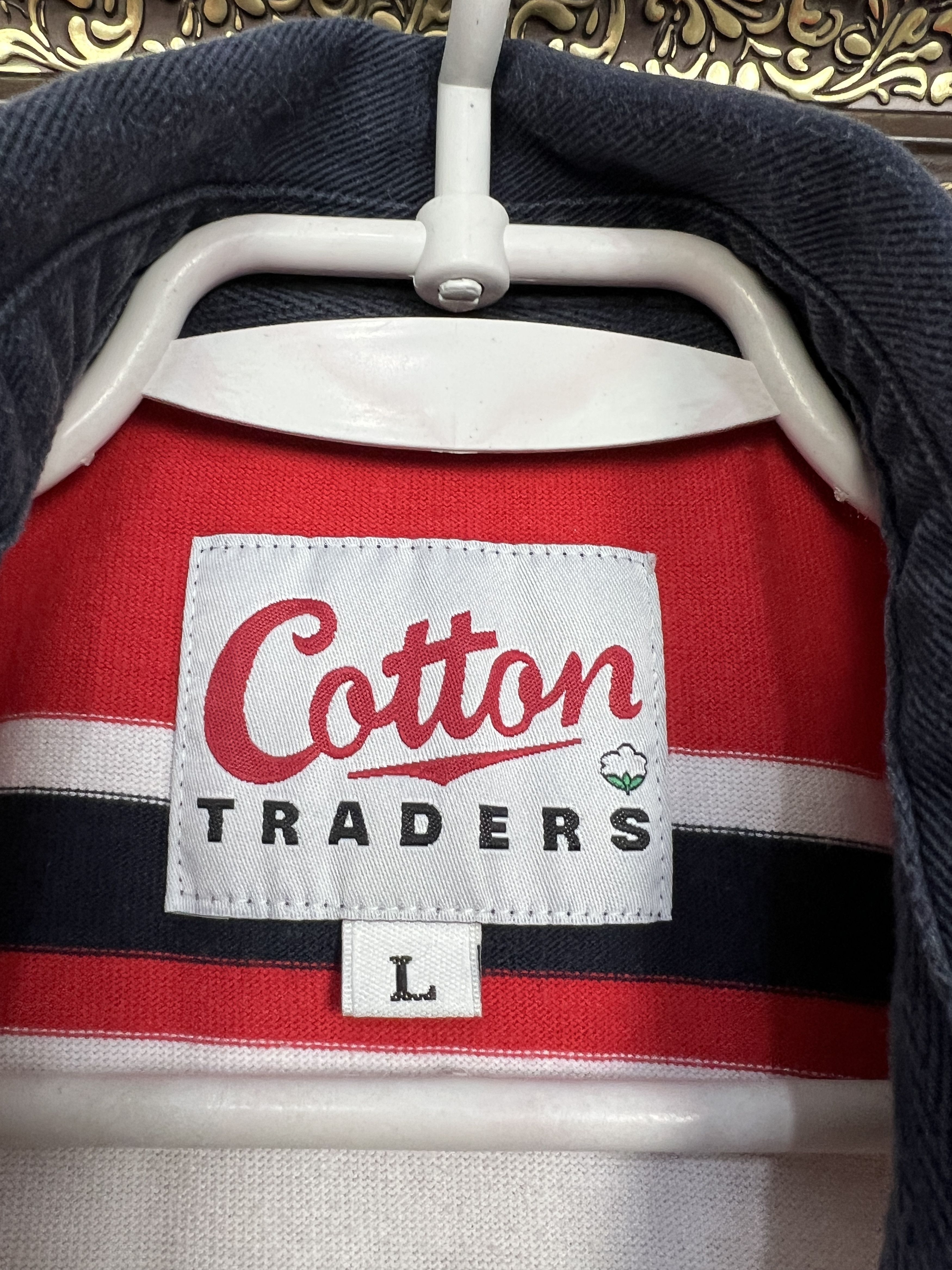 Cotton Traders Vintage Gloucester Rugby Union Jersey Long Sleeve Trikot Size US L / EU 52-54 / 3 - 7 Thumbnail