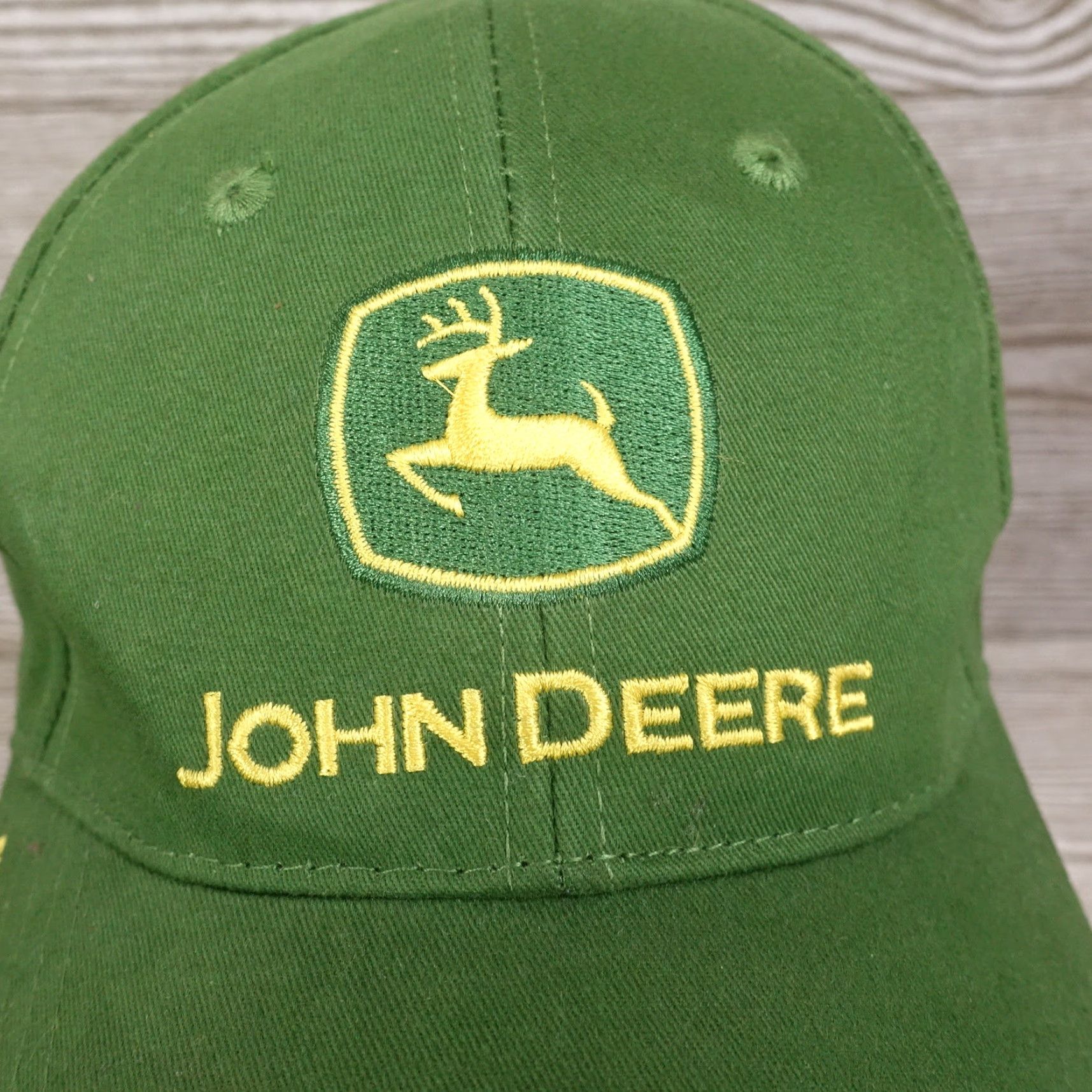 John Deere VINTAGE JOHN DEERE CAMOUFLAGE BASEBALL CAP STRAPBACK GREEN ONE SIZE MEN'S Size ONE SIZE - 2 Thumbnail