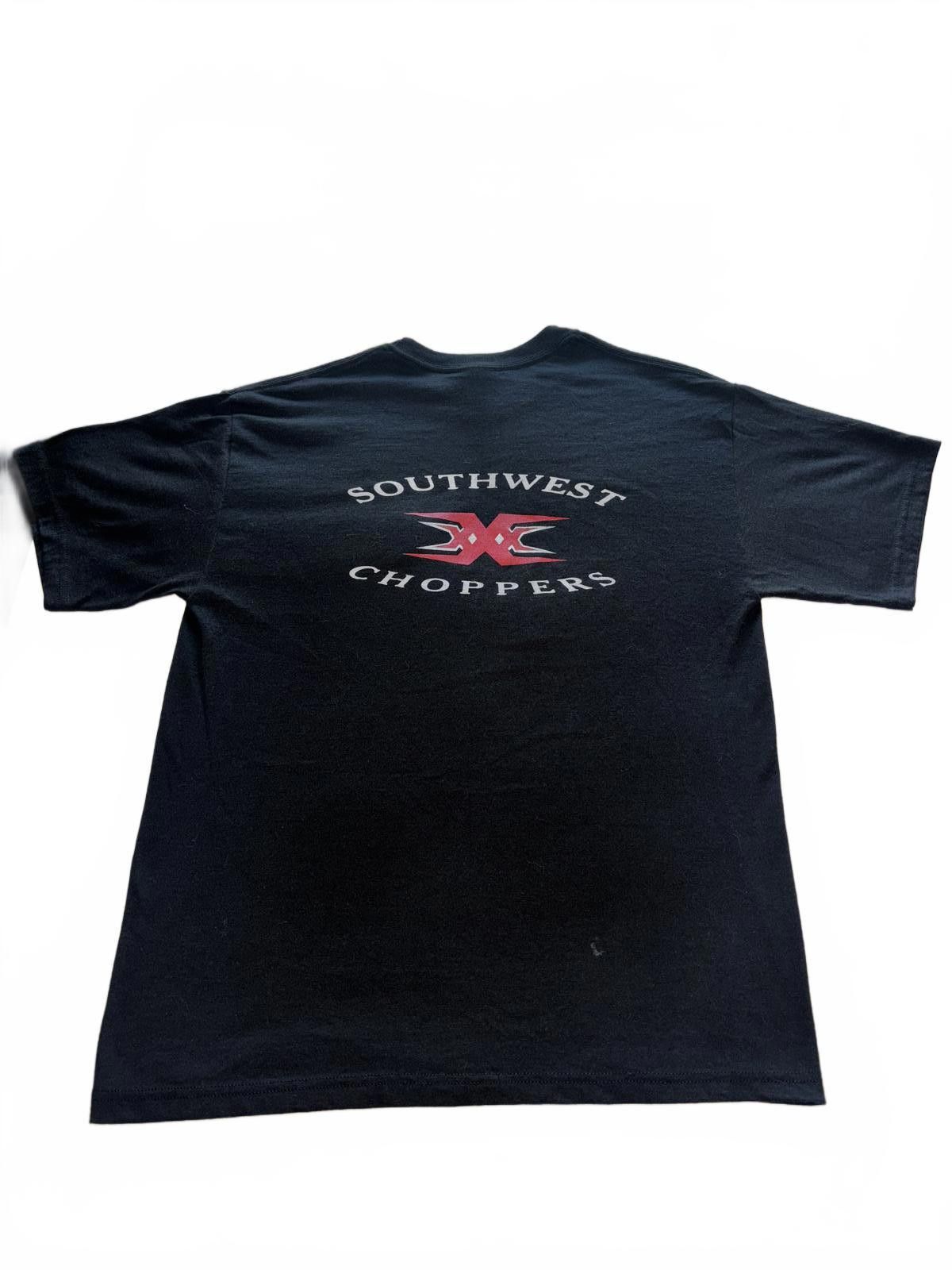 Designer Vintage Southwest Choppers Graphic Tee - Black Size US XXL / EU 58 / 5 - 3 Thumbnail