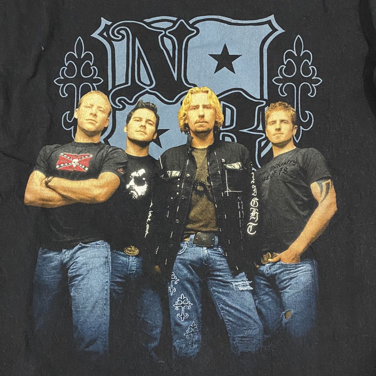 Band Tees × Delta × Vintage Vintage Y2K rock band nickelback line up tour 2007 Size US L / EU 52-54 / 3 - 3 Thumbnail