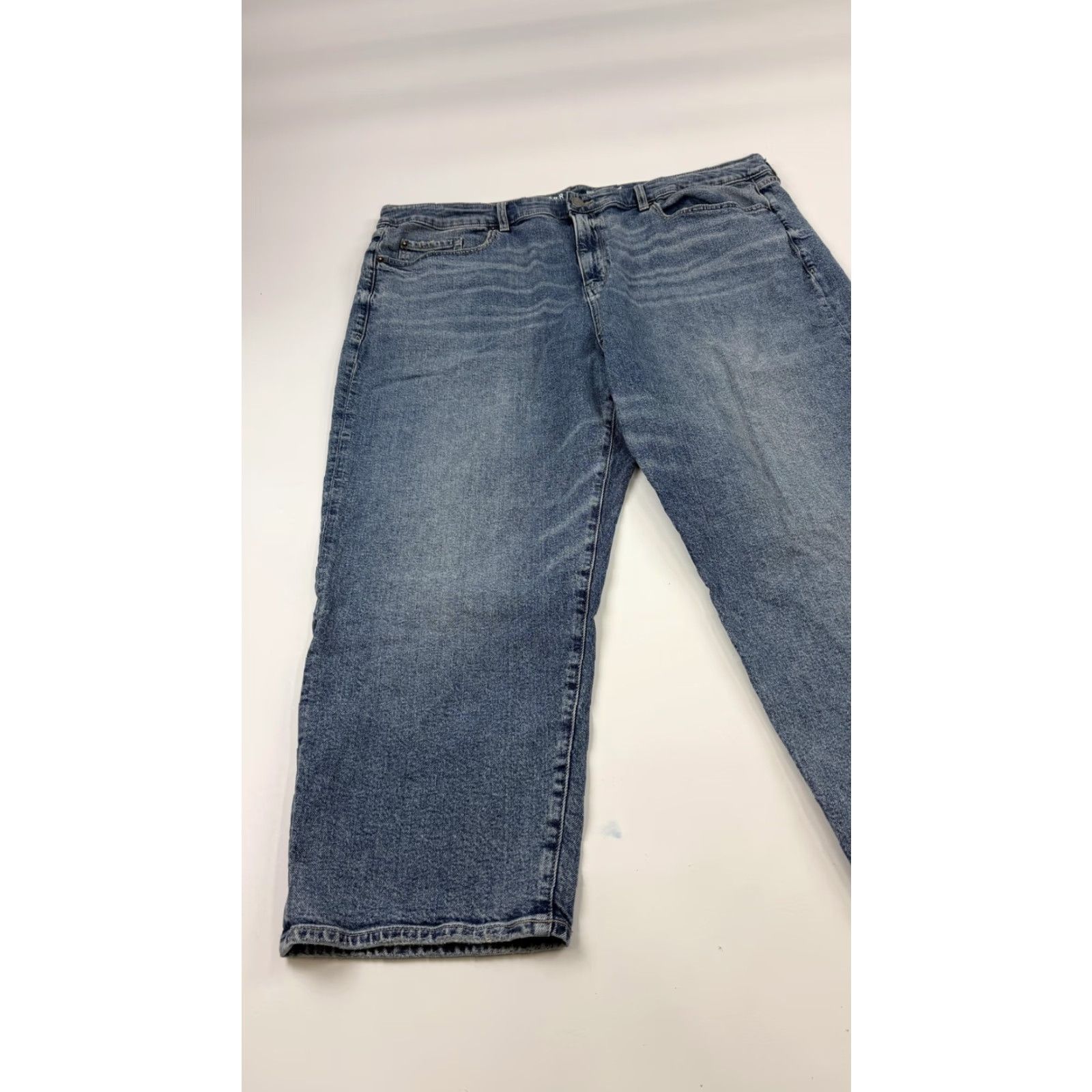 Torrid Torrid Jeans Womens 24 Blue High-Rise Ankle Crop Classic Denim Stretch Straight Size 42" / US 20 - 3 Thumbnail