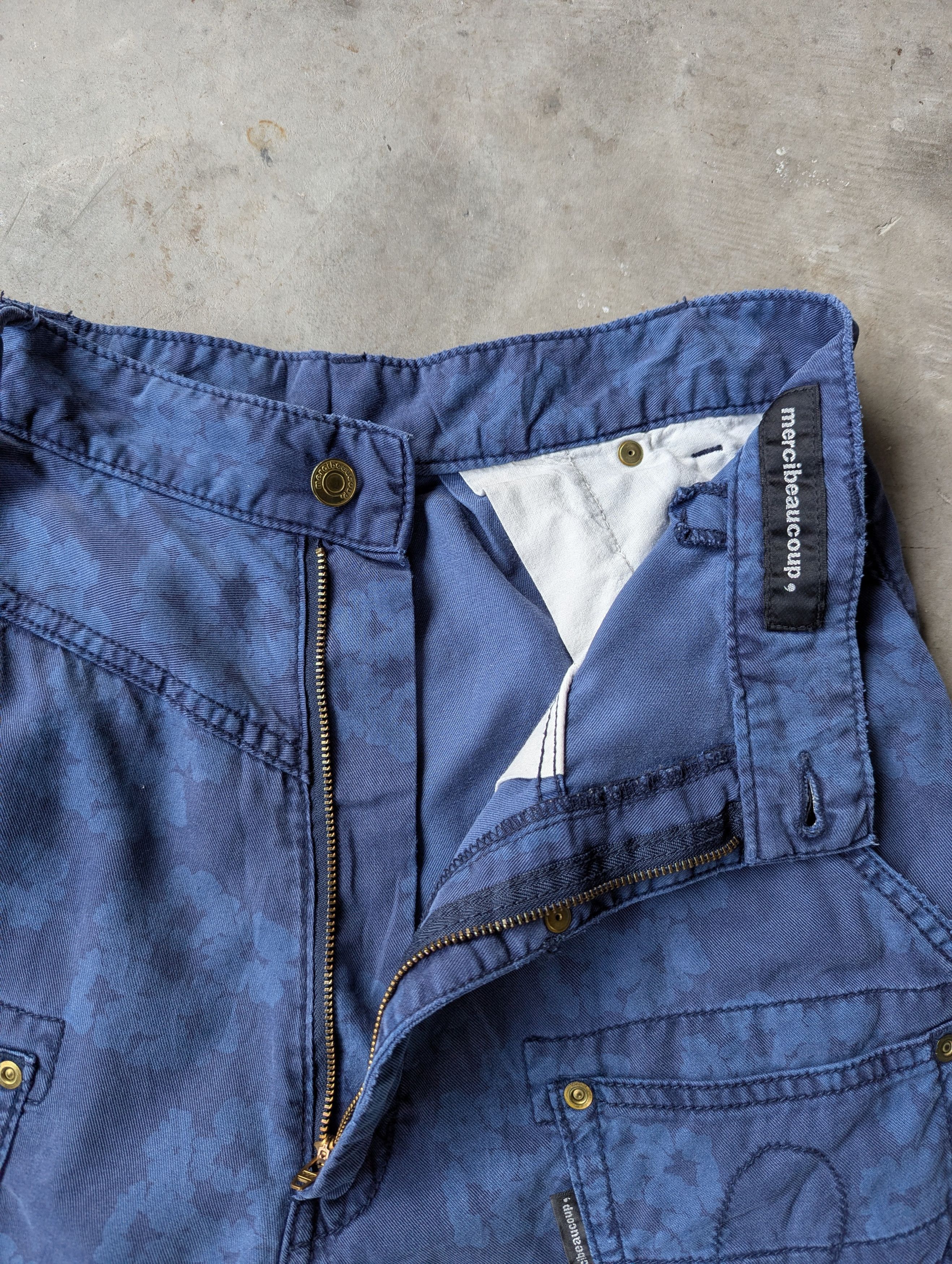 mercibeaucoup Mercibeaucoup Denim Tears Inspired Ballon High Waist Pants Size 28" / US 6 / IT 42 - 7 Thumbnail
