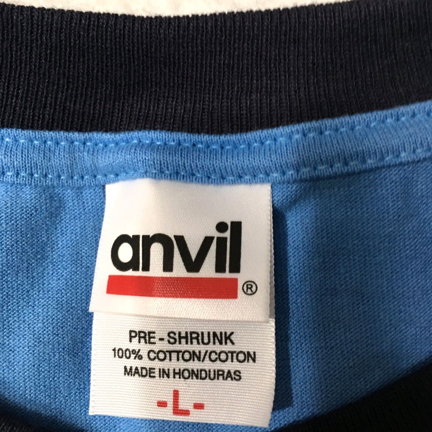 Anvil Pinoy Pride phillipines map graphic T shirt blue KAHIT SAAN KAILAN 100% Size US L / EU 52-54 / 3 - 3 Thumbnail