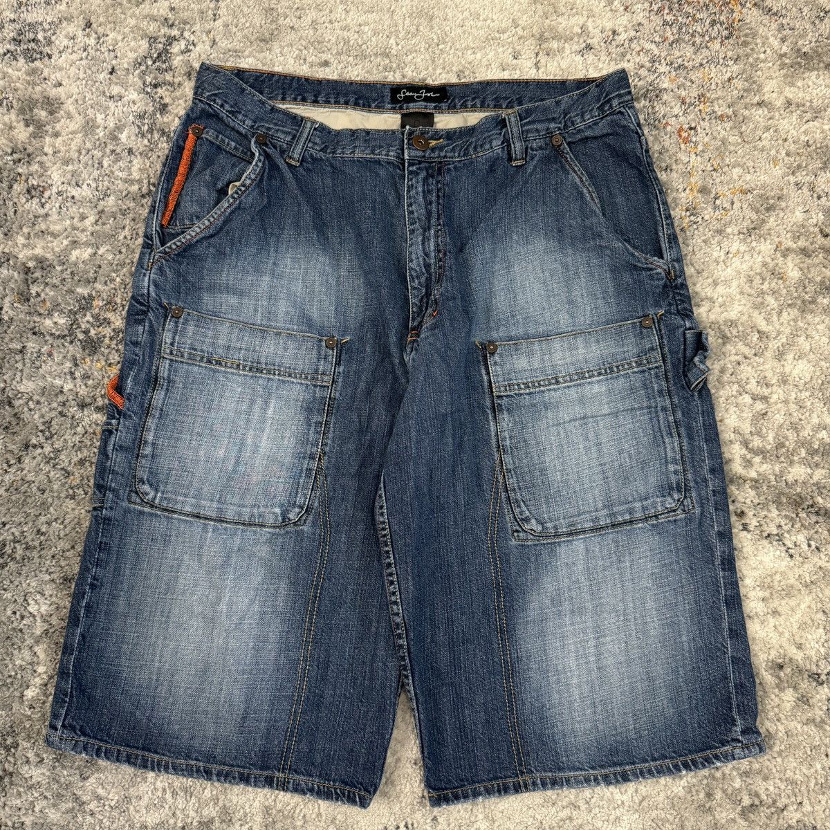 Crazy Vintage y2k Sean John baggy cargo unique shorts