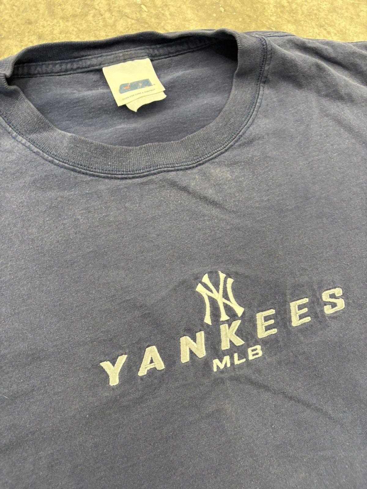 New York Yankees × Vintage 1990’s New York Yankees T-Shirt Size US XL / EU 56 / 4 - 3 Thumbnail