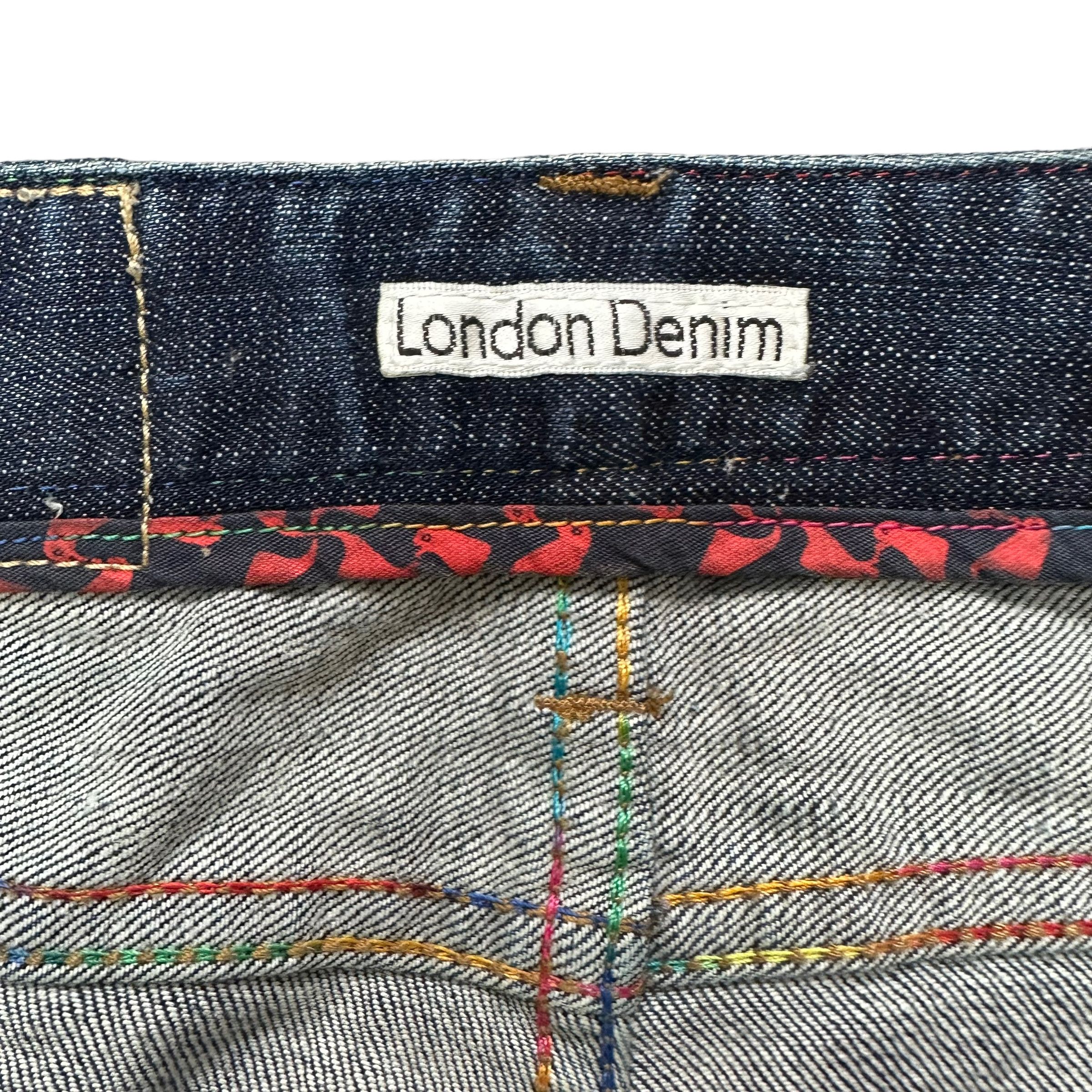 Japanese Brand LONDON DENIM BORN AND BRED JEANS #7626-158 Size 37" - 7 Thumbnail
