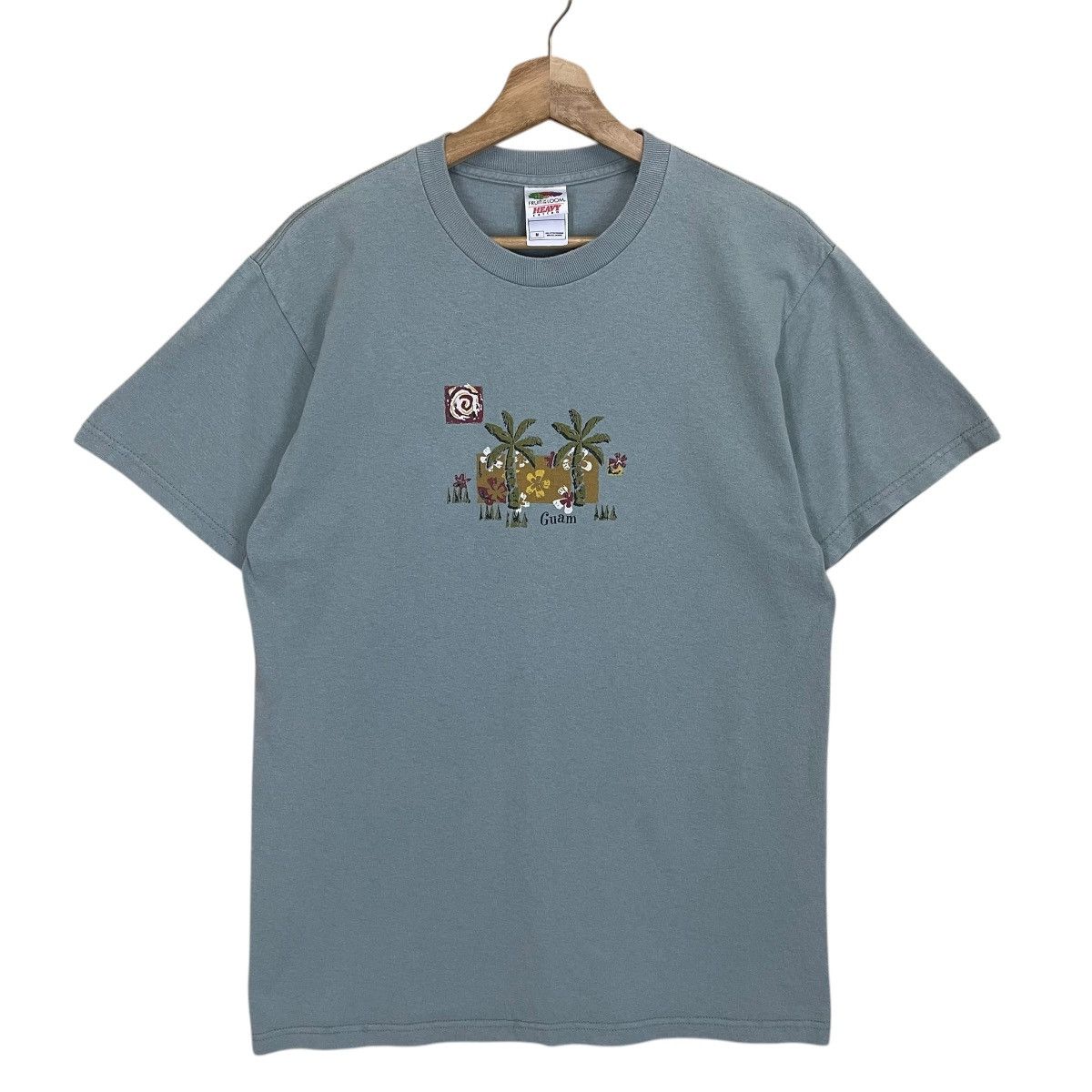 Vintage Vintage 90s Guam Usa Big Logo Shortsleeve Tee Guam Usa Tee Size US S / EU 44-46 / 1 - 1 Thumbnail