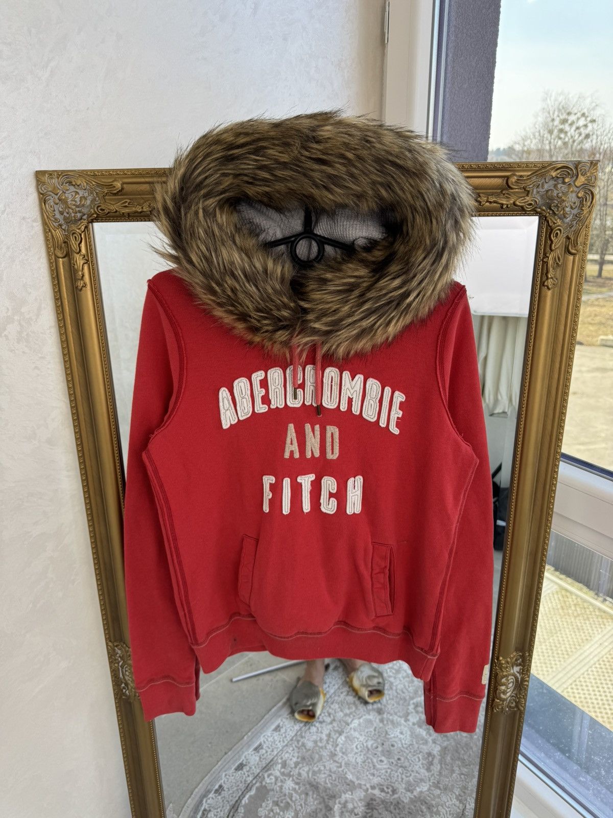Abercrombie & Fitch Vtg Y2K If6was9 LGB Goa Vibe Abercrombie Fitch fur Hood Size US S / EU 44-46 / 1 - 1 Thumbnail