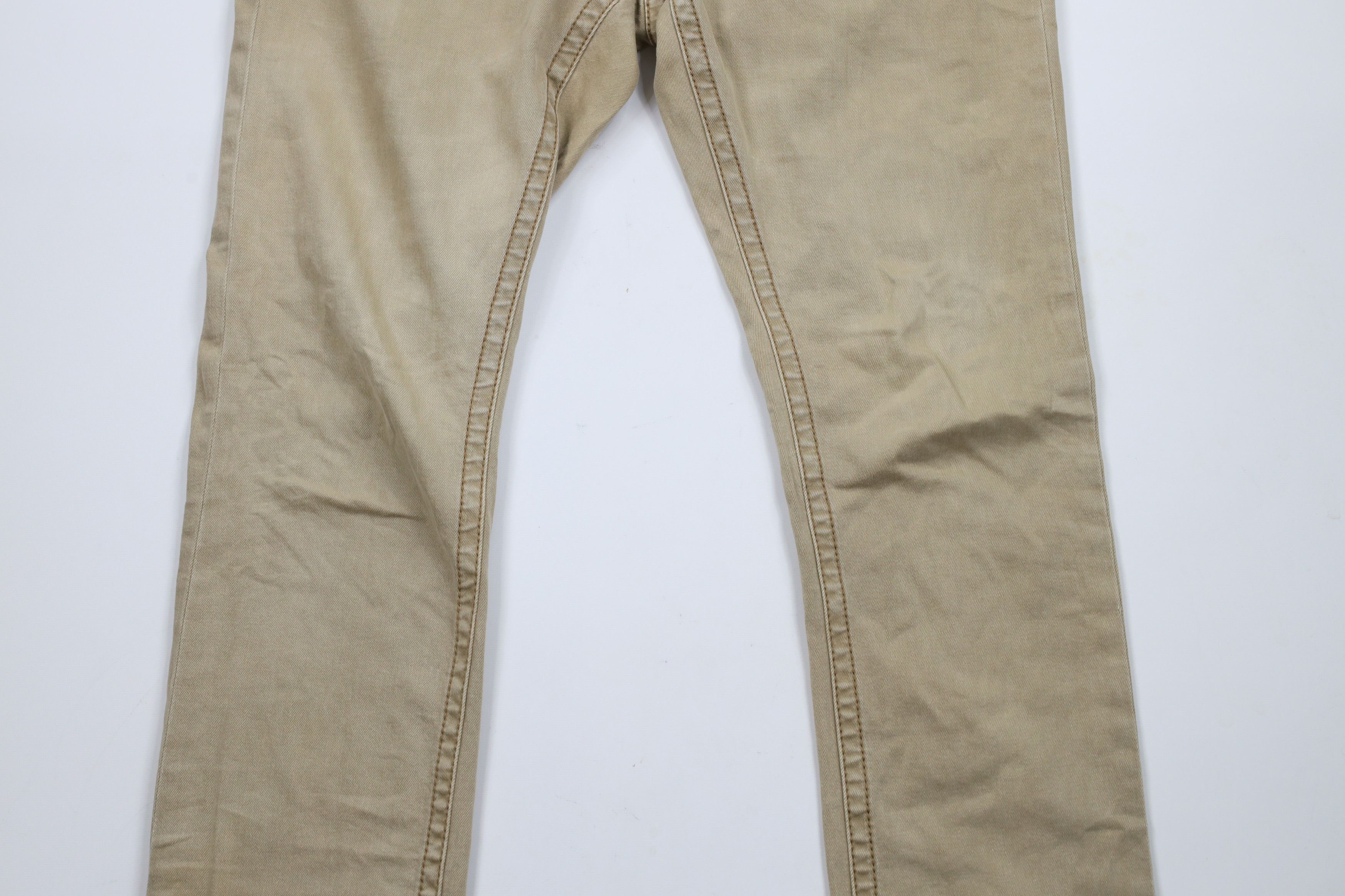 BKE × Vintage Buckle BKE Stitch Stretch Straight Leg Denim Jeans Beige Size US 33 - 3 Thumbnail