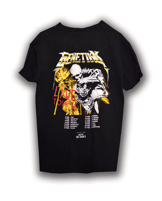 Band Tees genetikk outta this world fuck live tour men's tshirt Size US M / EU 48-50 / 2 - 1 Thumbnail