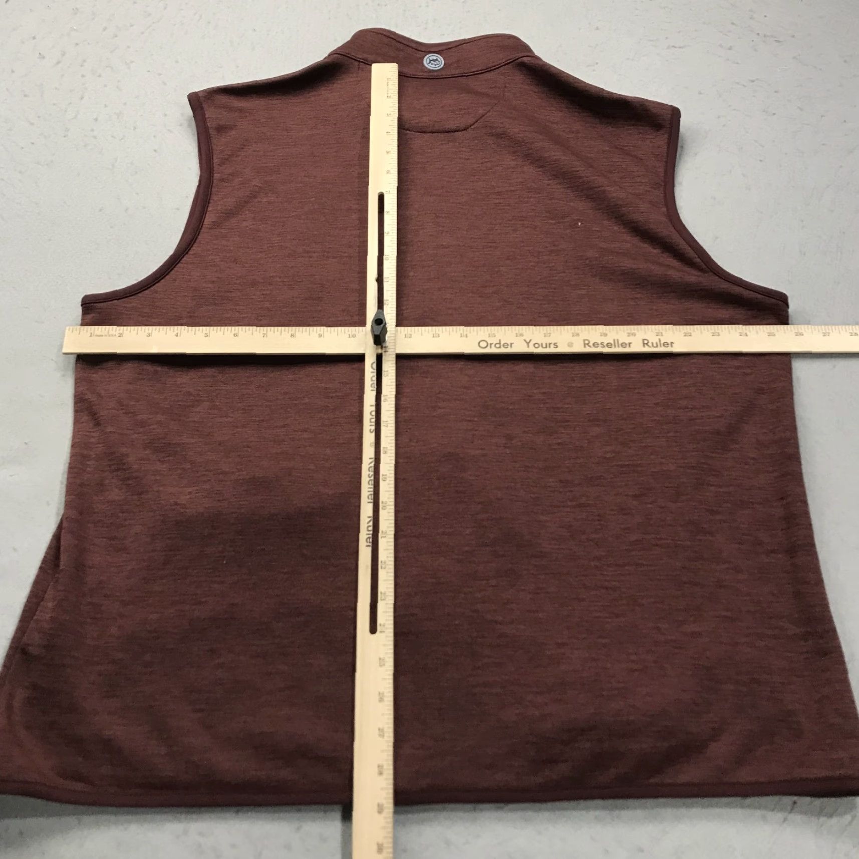 Southern Tide Southern Tide Vest Mens 2XL Red Baybrook Heather Sleeveless Full Zip Outdoor Shirt Size US XXL / EU 58 / 5 - 6 Thumbnail