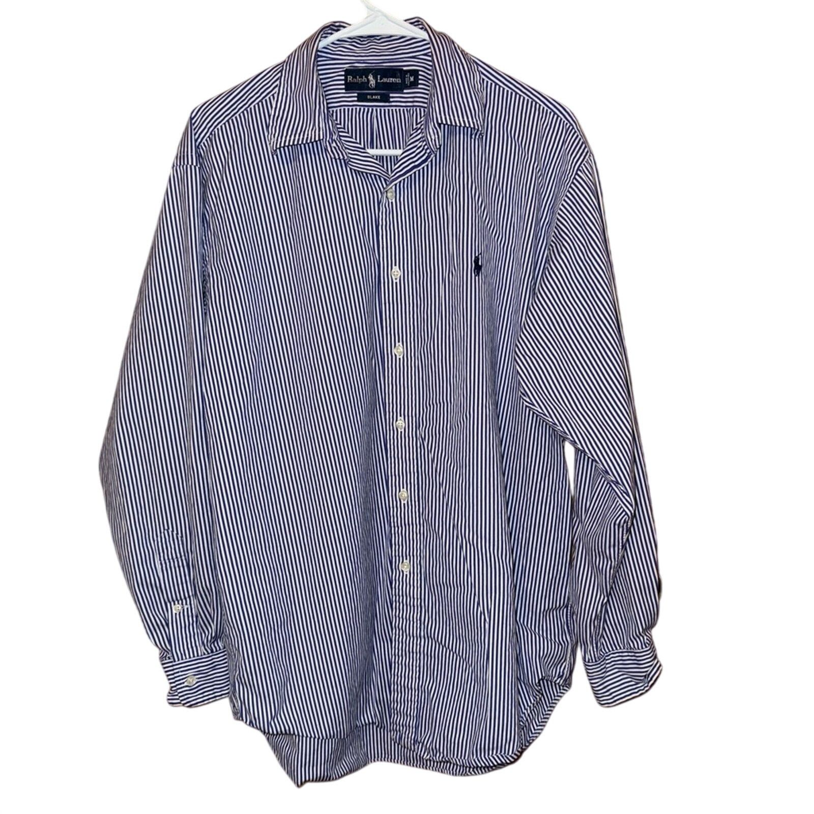 Ralph Lauren Ralph Lauren Blue Striped Men's Shirt Size US M / EU 48-50 / 2 - 1 Thumbnail