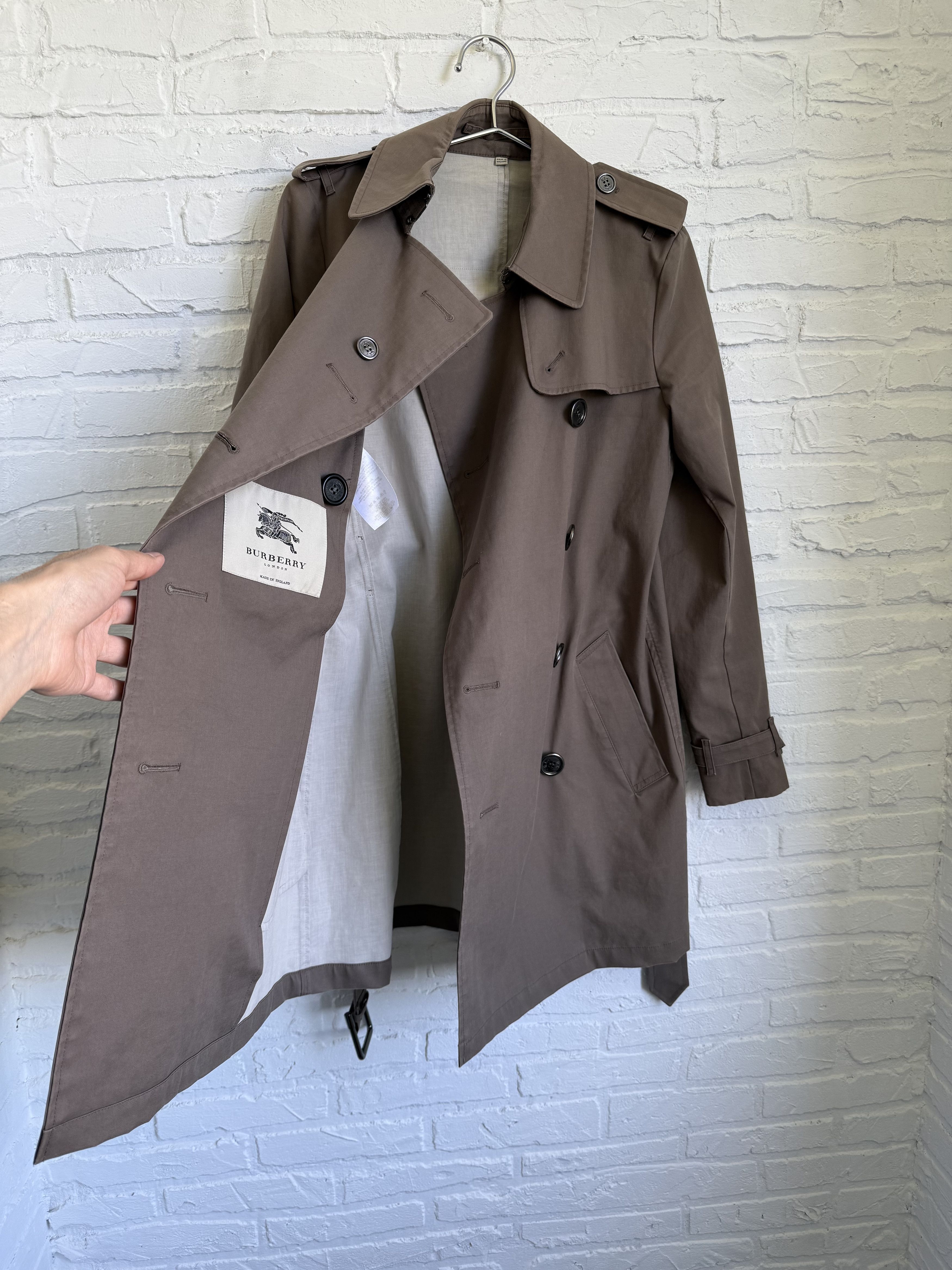 Burberry Burberry Kensington brown trench coat Size S / US 4 / IT 40 - 13 Thumbnail