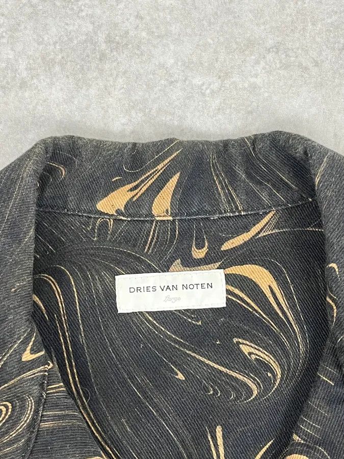Dries Van Noten Dries Van Noten Marble Effect Black Jacket Size US M / EU 48-50 / 2 - 6 Thumbnail