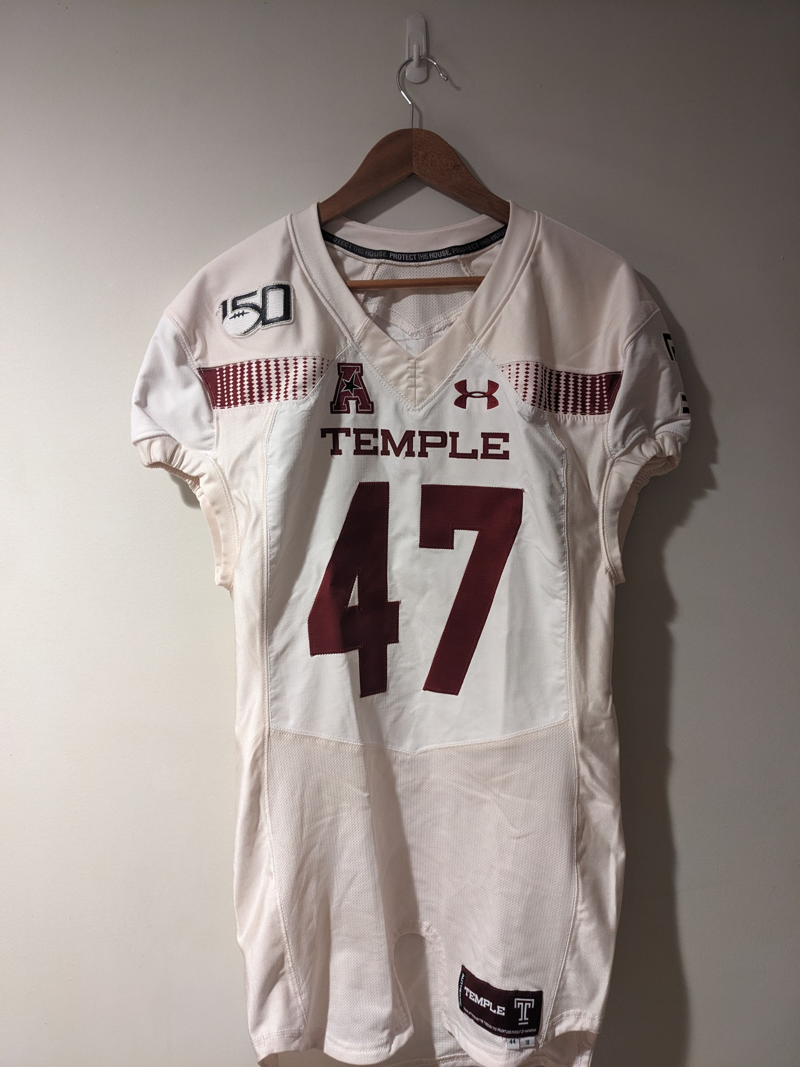 Other Temple University 150th College Football Size 44 Jersey Size US L / EU 52-54 / 3 - 1 Thumbnail