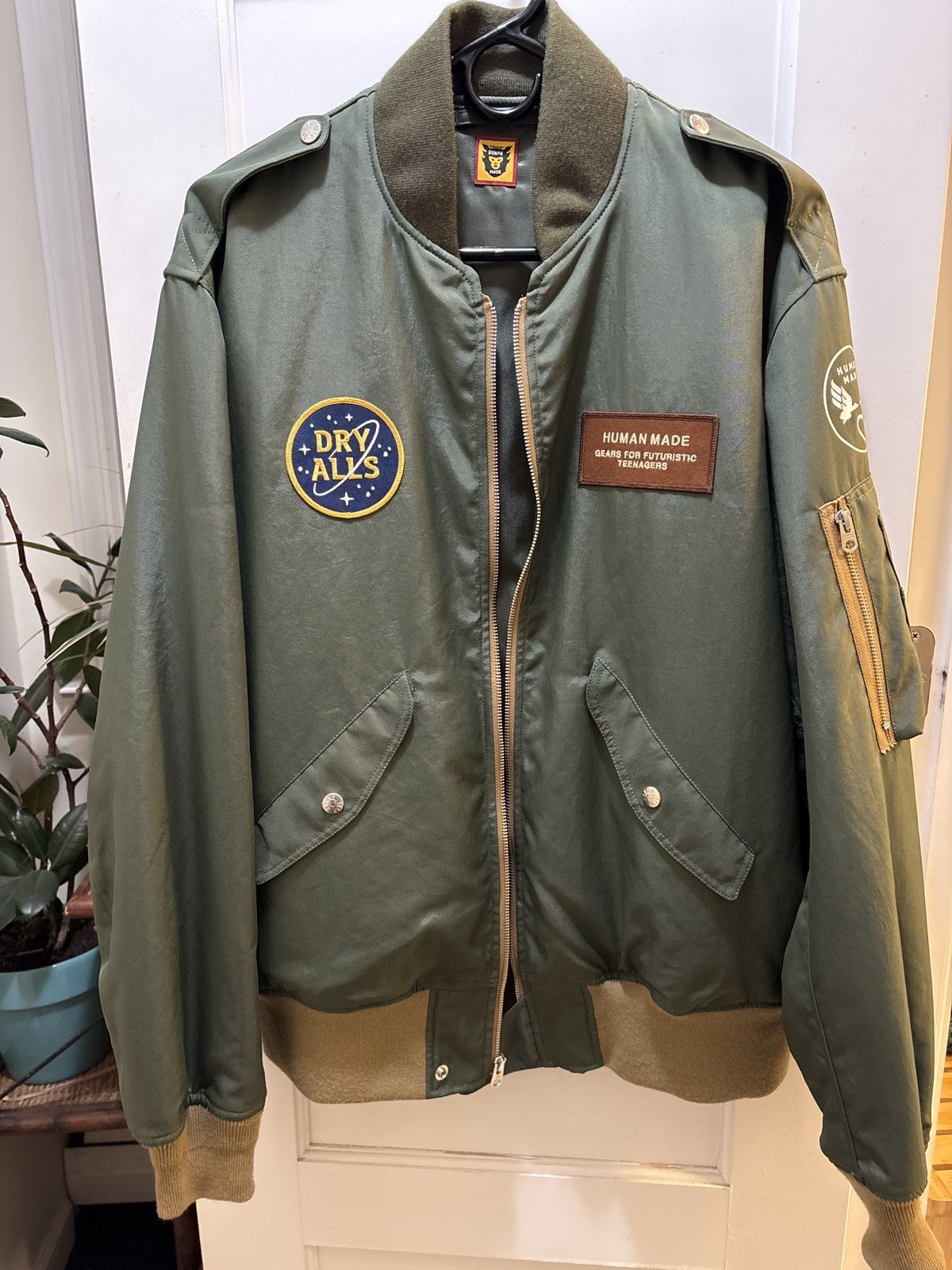Human Made Human Made Bomber Jacket Olive Drab Size US XL / EU 56 / 4 - 6 Thumbnail