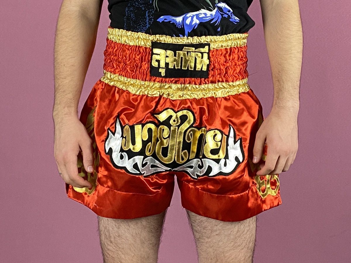 Flight Club × UFC Vintage Men's Muay Thai Shorts - XL Size US 36 / EU 52 - 2 Thumbnail