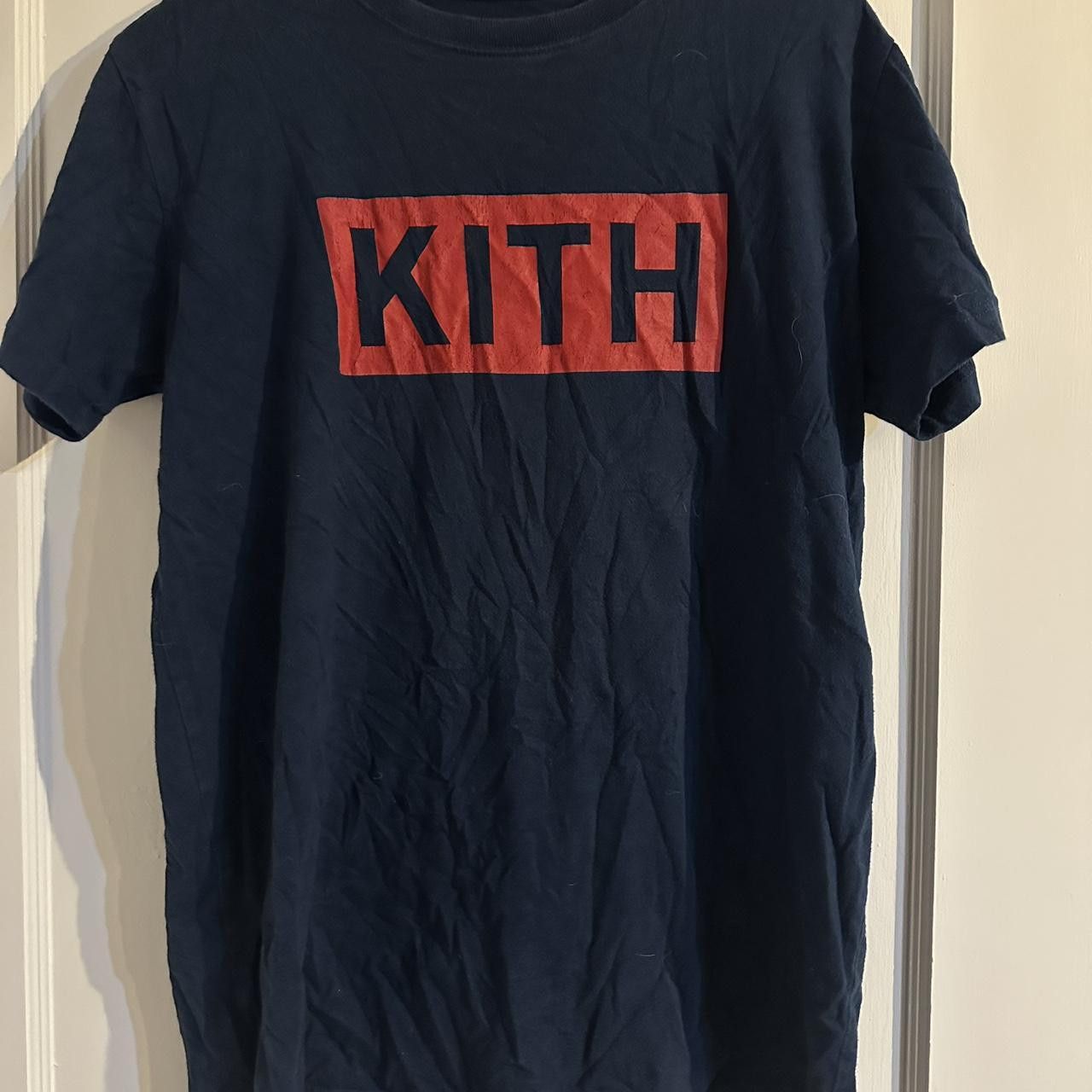 Kith Kith Navy Box Logo Tee Size US M / EU 48-50 / 2 - 1 Thumbnail