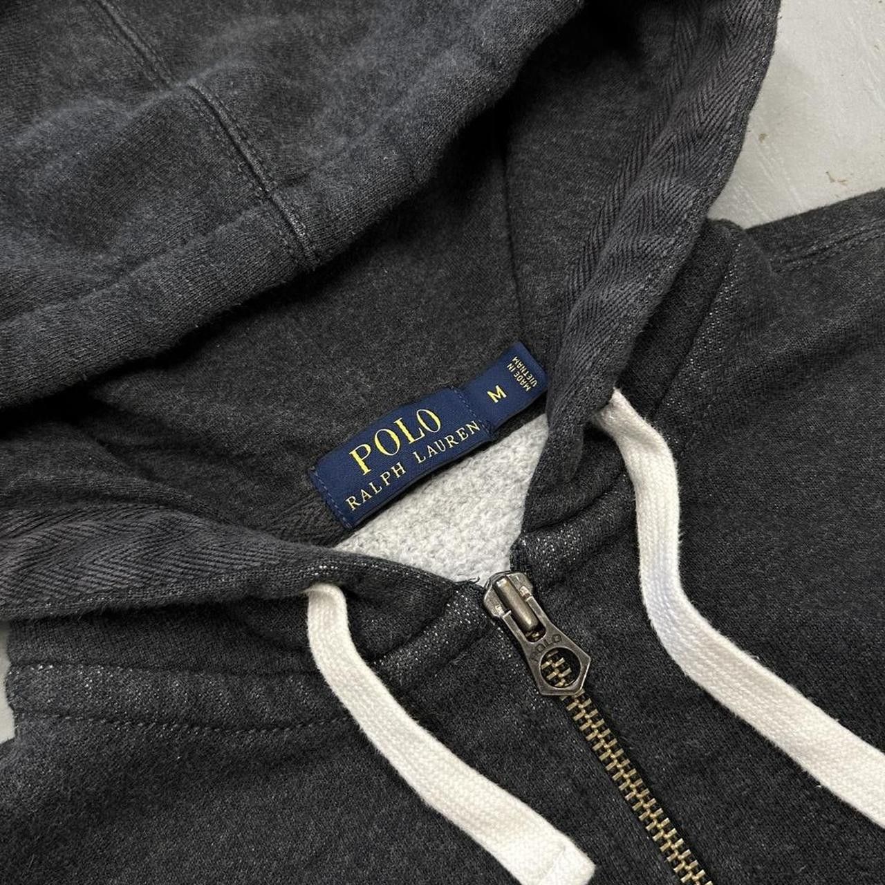 Polo Ralph Lauren Polo Ralph Lauren Zip Up Drawstring Hoodie Grey Men’s Medium Size US M / EU 48-50 / 2 - 3 Thumbnail
