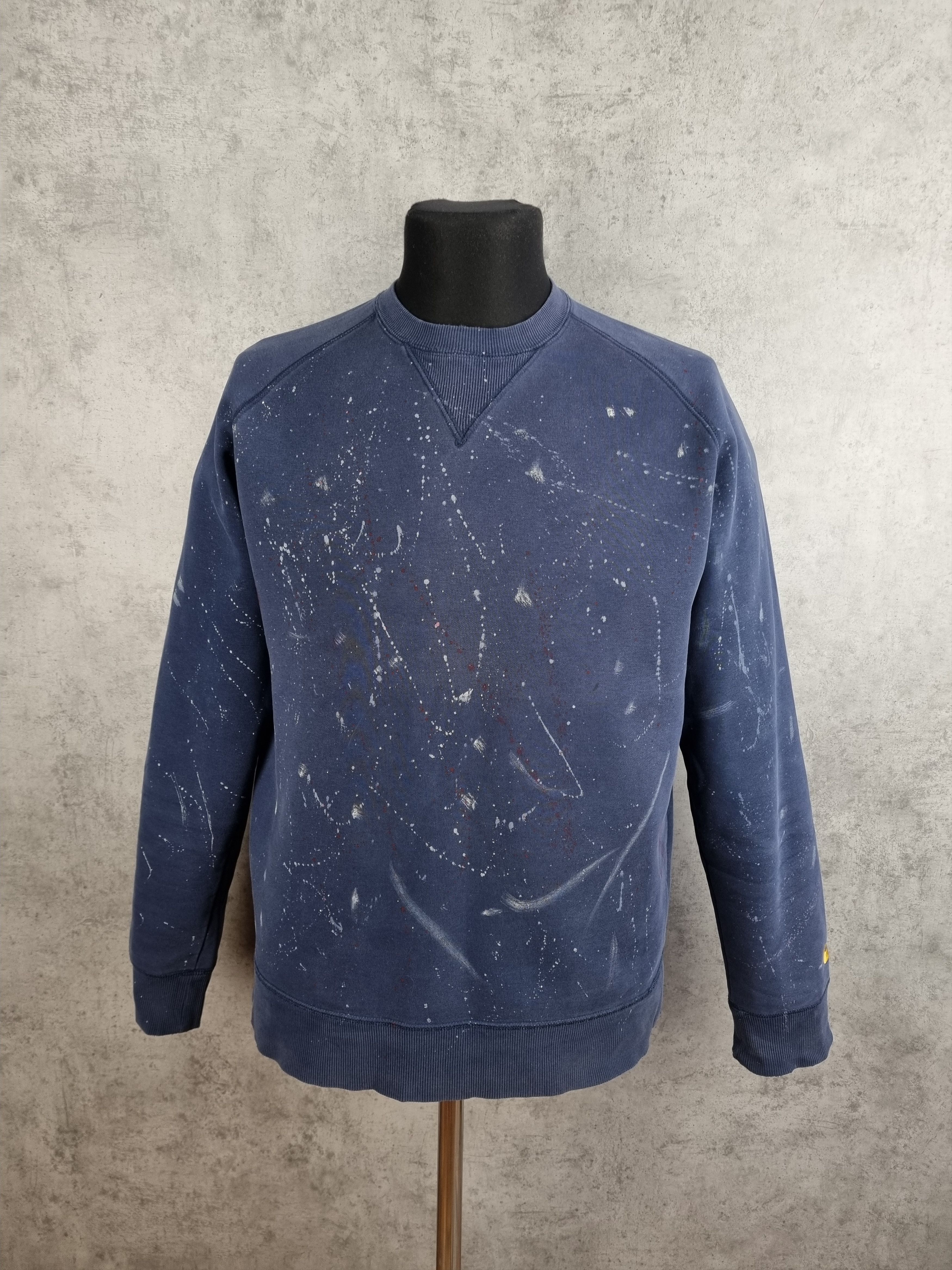 Carhartt 1 of 1 Rare Custom Painted CARHARTT crewneck Size US L / EU 52-54 / 3 - 2 Thumbnail