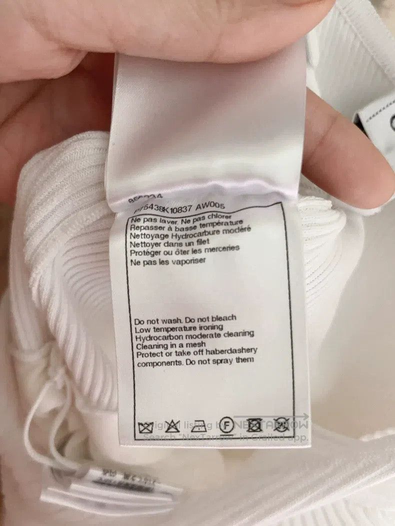 Chanel Chanel 23A Handicraft Workshop White Hollow Dress Size XS / US 0-2 / IT 36-38 - 7 Thumbnail