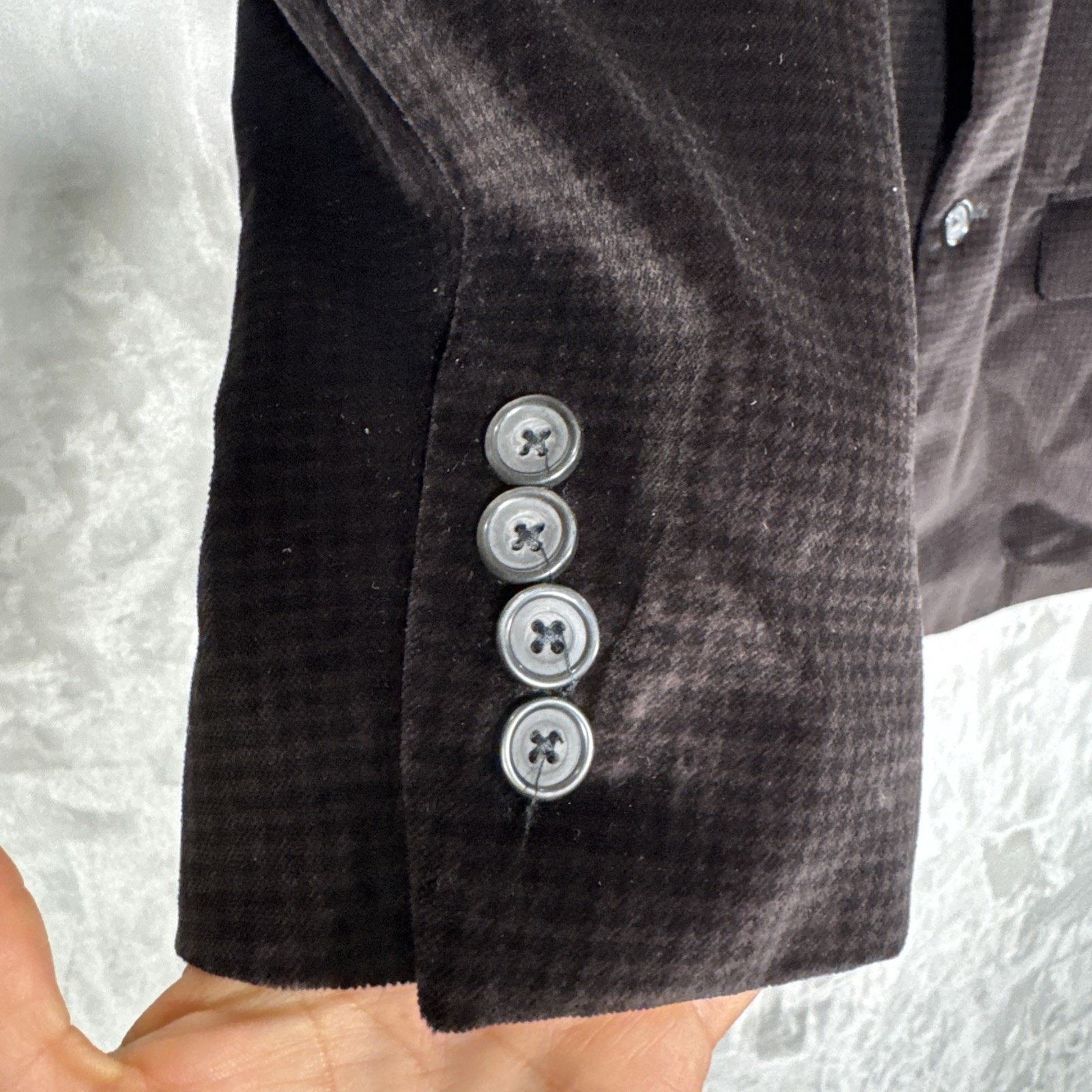 Jones New York Jones New York Sports Coat 42L Brown and Black Brushed Size 42L - 11 Thumbnail