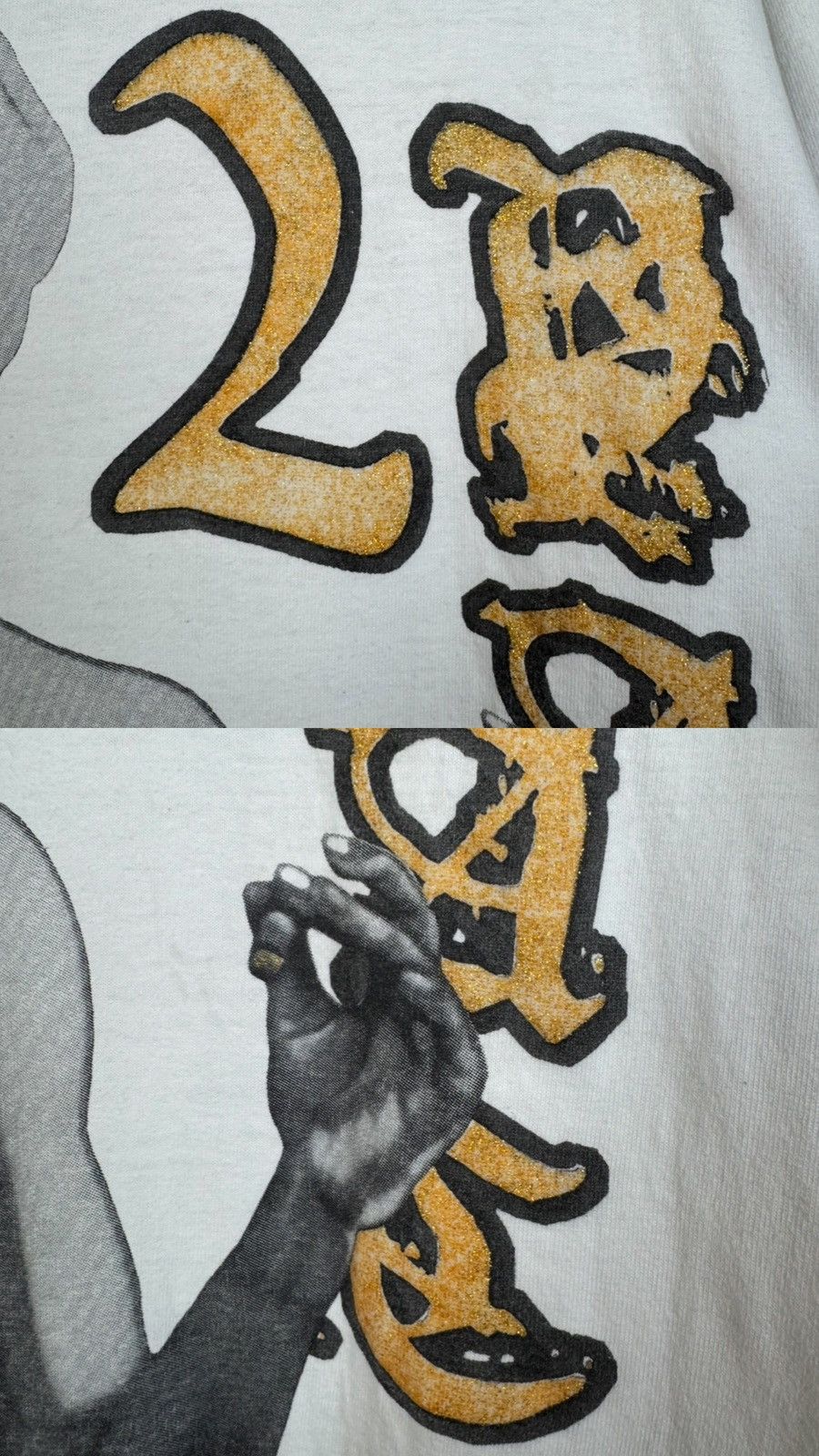 Rap Tees 2Pac Thug Life Bootleg Rap Vintage Style Graphic T-Shirt Size US L / EU 52-54 / 3 - 14 Thumbnail