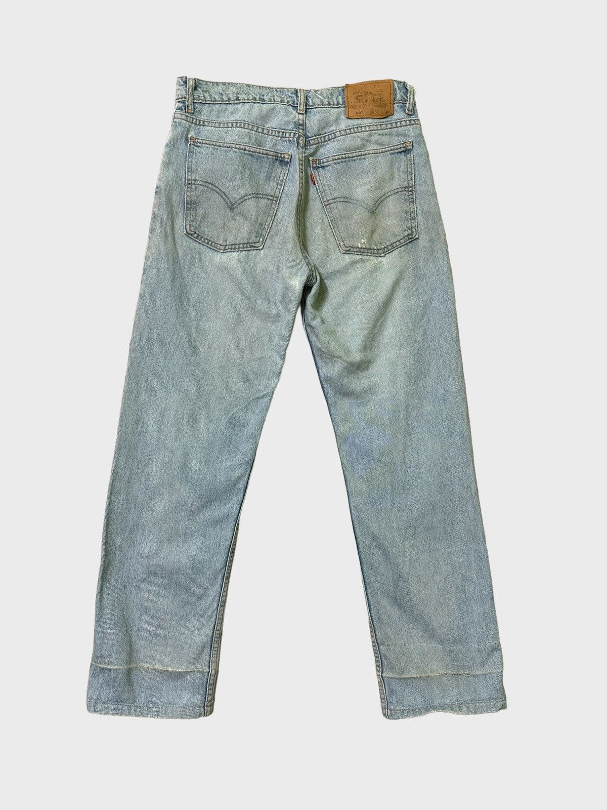 Levi's × Vintage Vintage Levi's 507 Blue Orange Tab Distressed Alter Denims Size US 31 - 2 Thumbnail