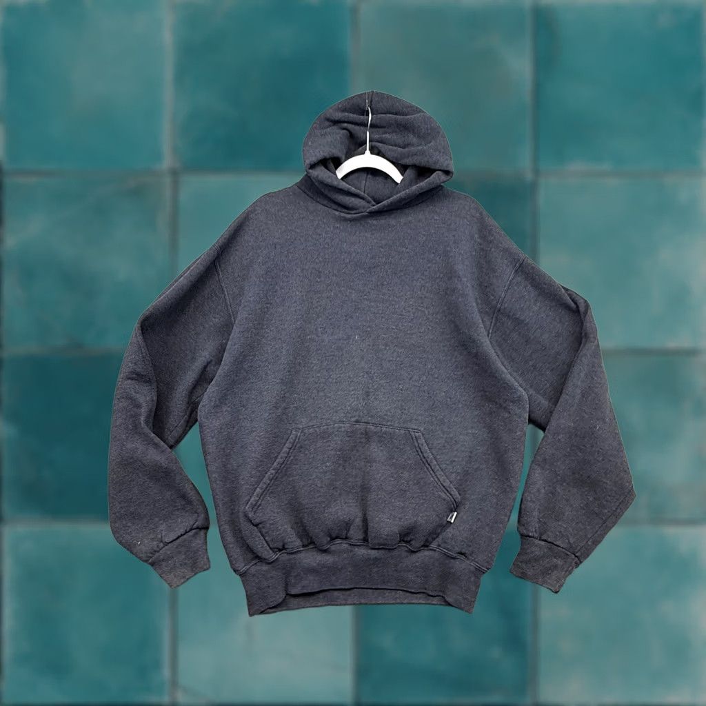 Russell Athletic VINTAGE Russell Athletic Men's Sweatshirt Hoodie Blue LT Big & Tall 90s Classic Logo Embroidered Size US L / EU 52-54 / 3 - 1 Thumbnail