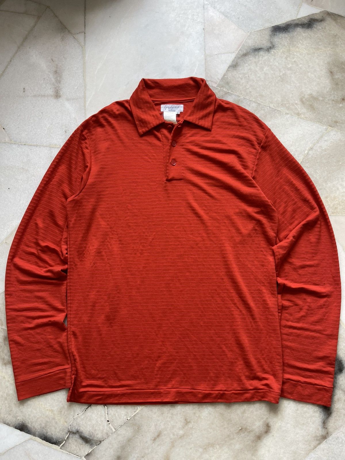 Yohji Yamamoto Yohji Yamamoto Pour Homme Polo Long Sleeve Shirt Size US L / EU 52-54 / 3 - 1 Thumbnail