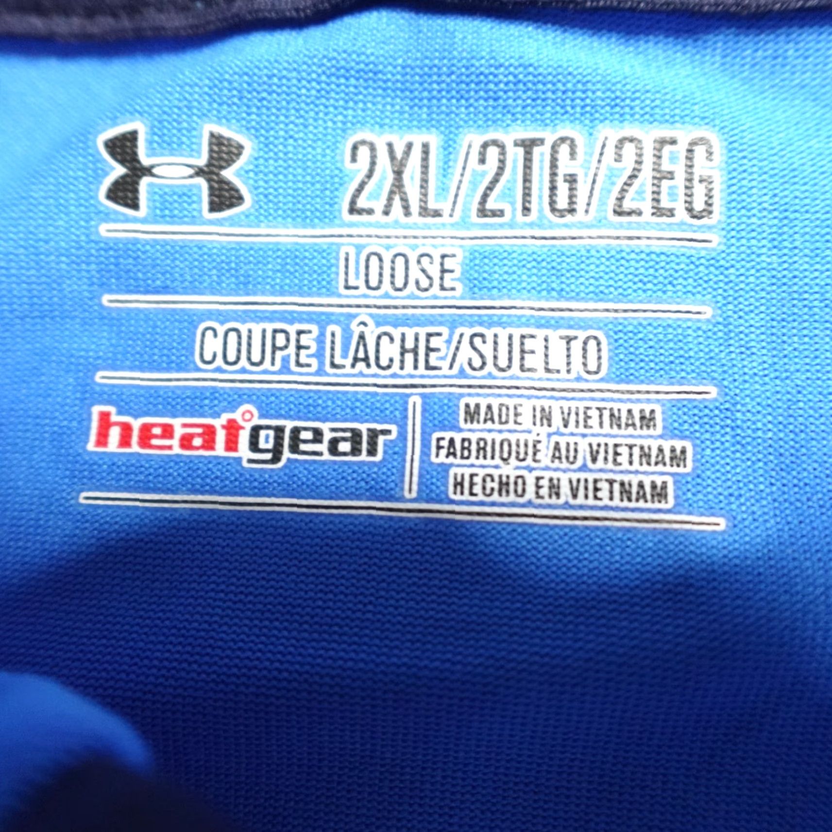 Under Armour Under Armour Shirt 2XL Blue Long Sleeve 1/4 Zip Mens Crew Neck Jersey Polyester Graphic Print The Rock Project Rock Size US XXL / EU 58 / 5 - 2 Thumbnail