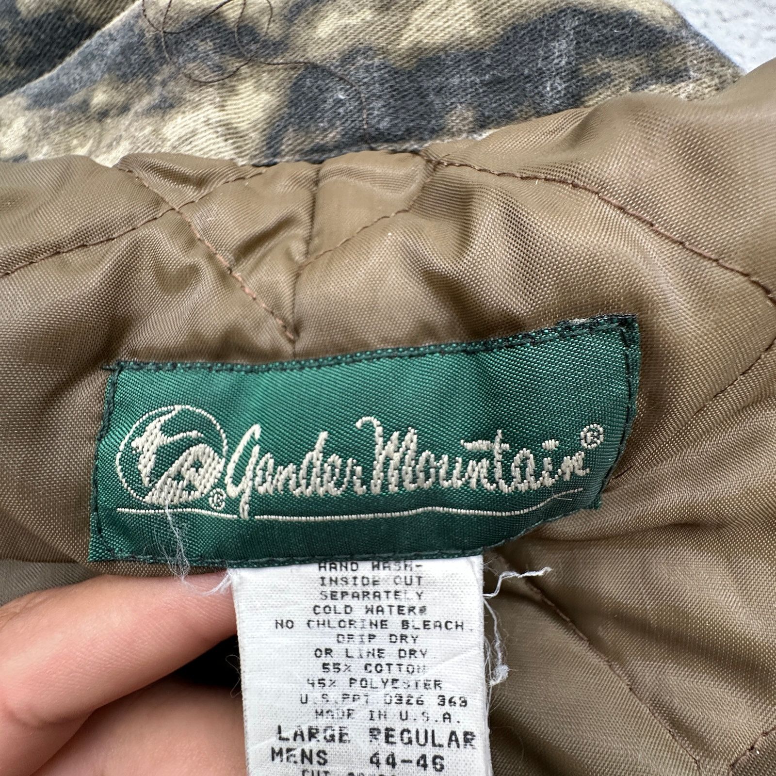 Other VTG Gander Mountain Timber Ghost Camouflage Bomber Jacket L Size US L / EU 52-54 / 3 - 8 Thumbnail