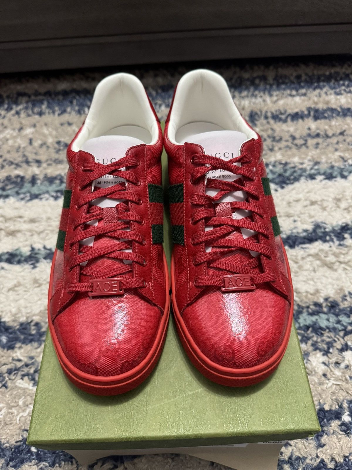 Gucci Gucci Ace GG Crystal Canvas Sneakers Size US 9 / EU 42 - 2 Thumbnail