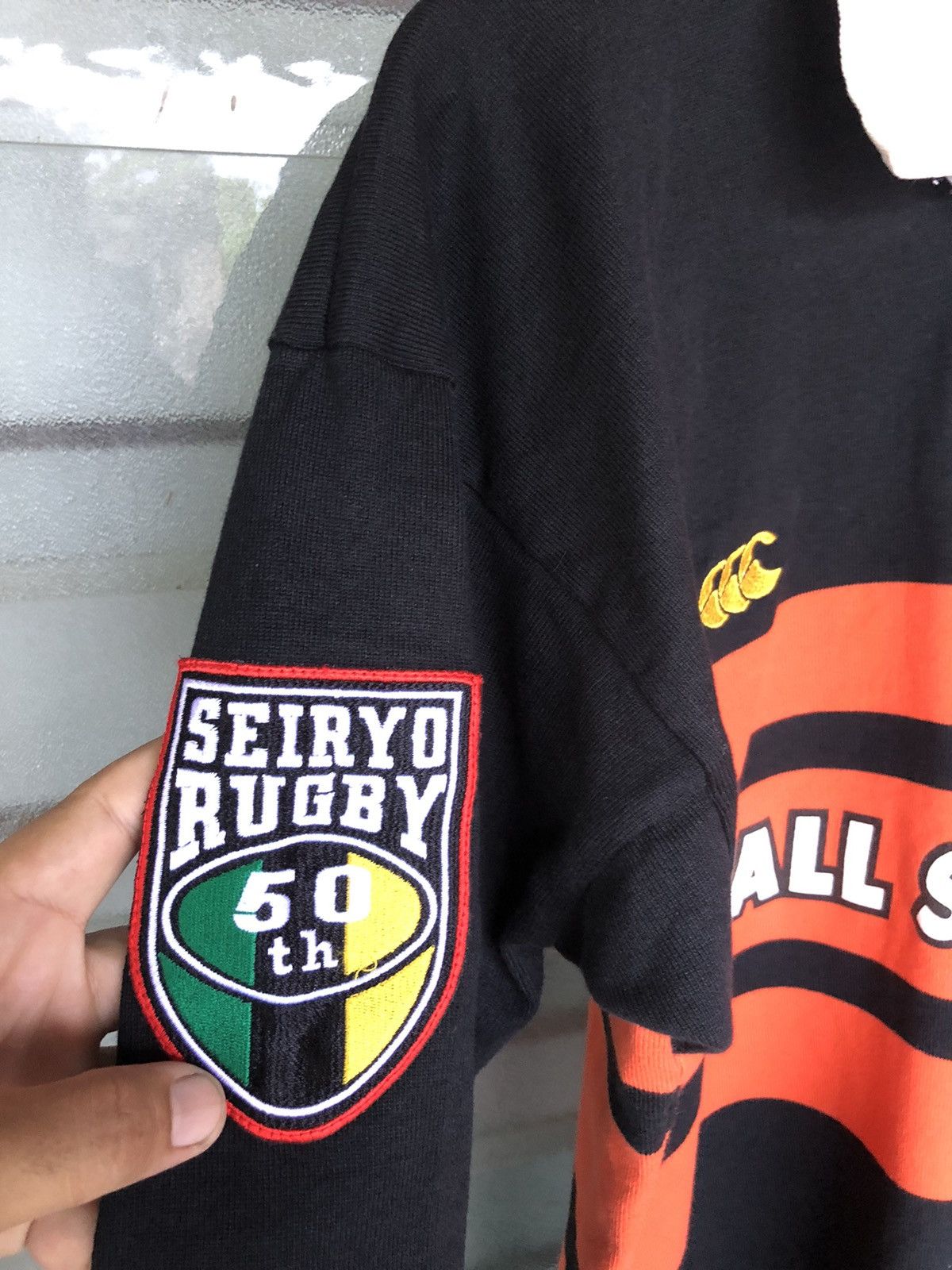 Canterbury of New Zealand Vintage 90's Canterbury Seiryo Rugby 50th Aniversary Sleeve Size US M / EU 48-50 / 2 - 9 Thumbnail