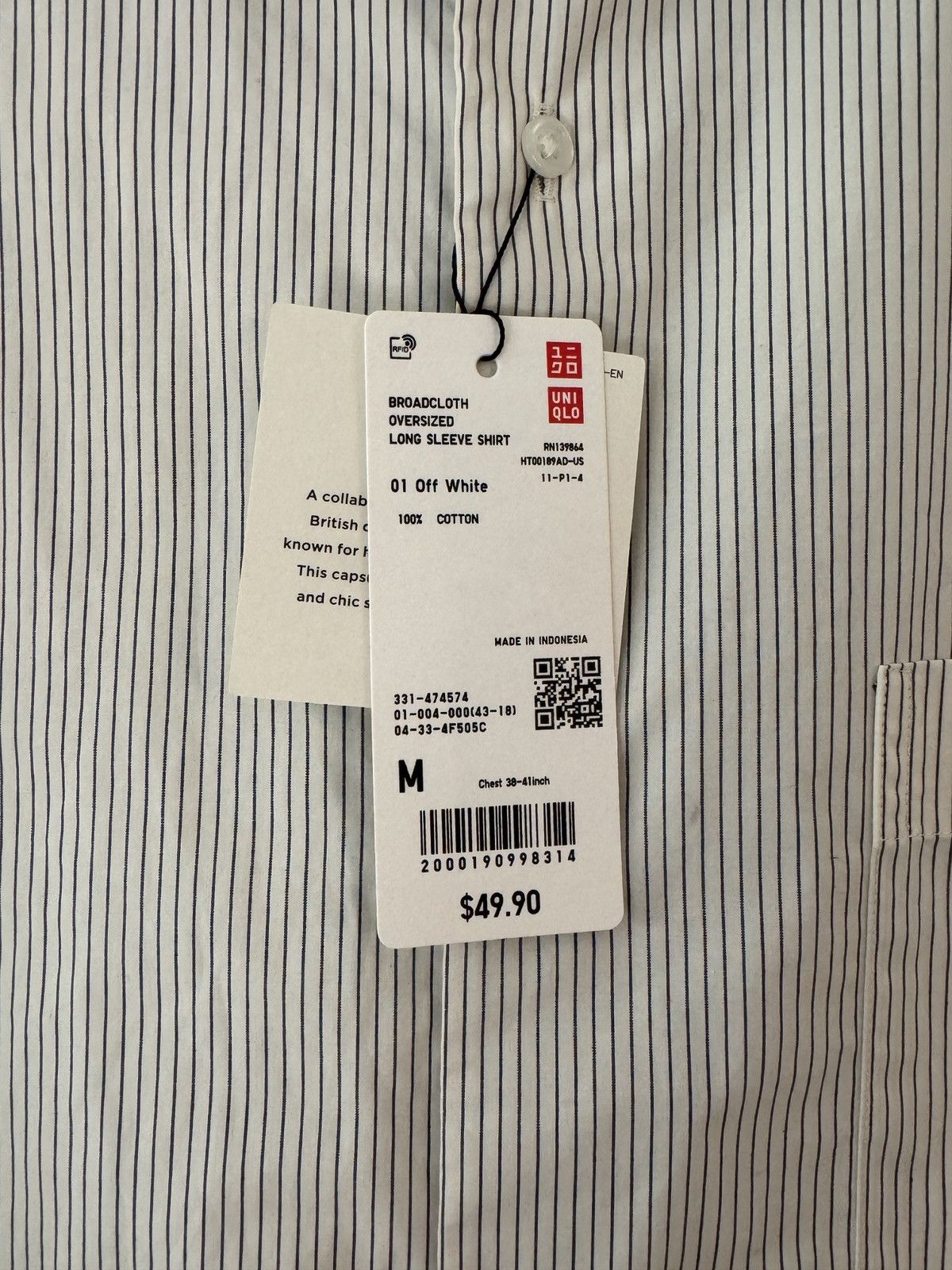 Uniqlo Uniqlo x Clare Waight Keller shirt Size US M / EU 48-50 / 2 - 3 Thumbnail