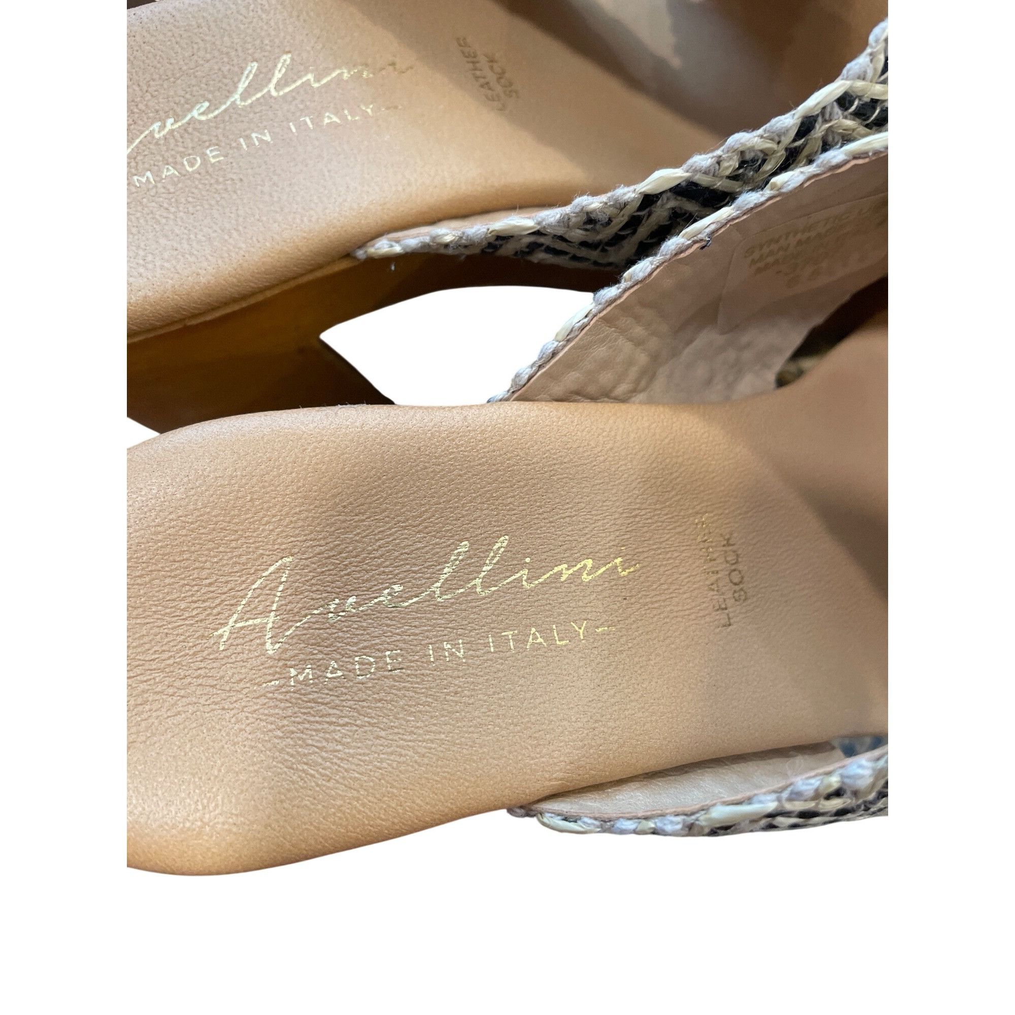 Other Avellini Italian made purple beige geometric 3.5" block heel Size US 6.5 / IT 36.5 - 6 Thumbnail