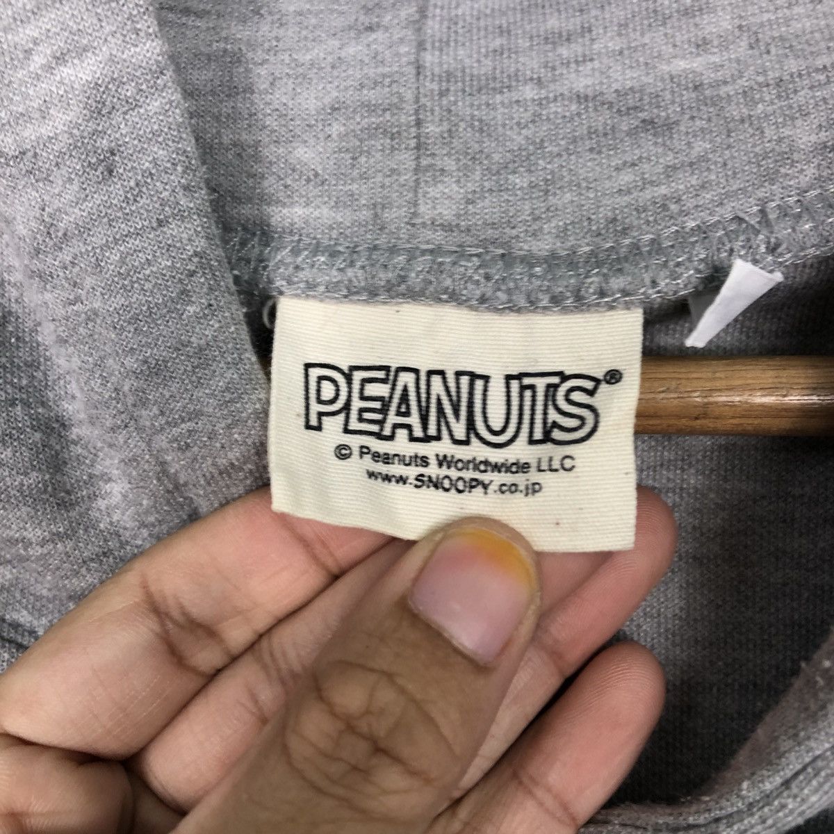 Japanese Brand 📌Vintage Hoodie Pull Over Peanuts Big Logo Over Print Size US L / EU 52-54 / 3 - 17 Thumbnail