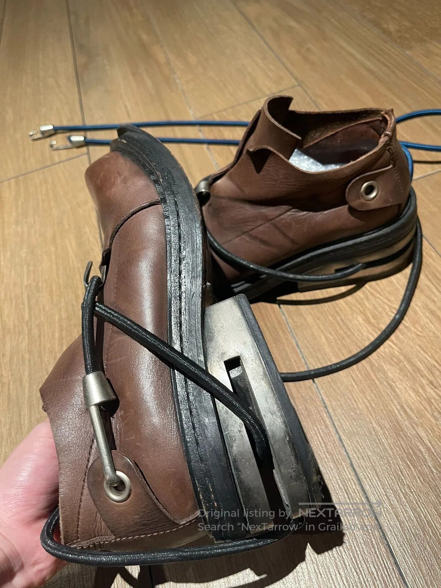 Dirk Bikkembergs rare dirk bikkembergs wire boots brown. Size US 9 / EU 42 - 3 Thumbnail