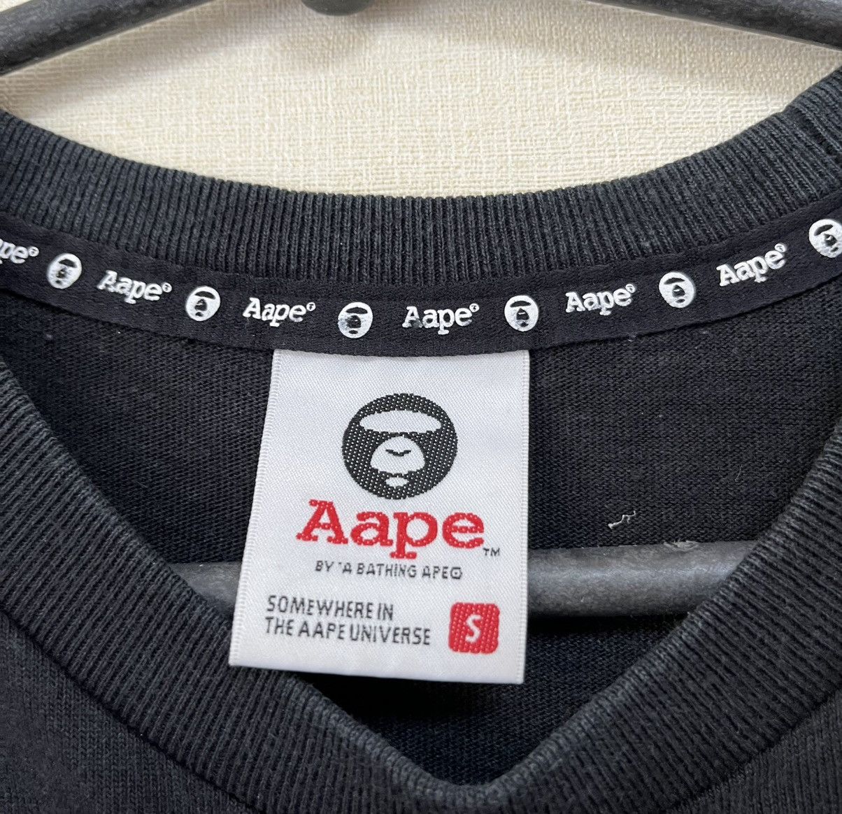 Aape Aape Bape circle logo t-shirt tee big logo Size US S / EU 44-46 / 1 - 5 Thumbnail