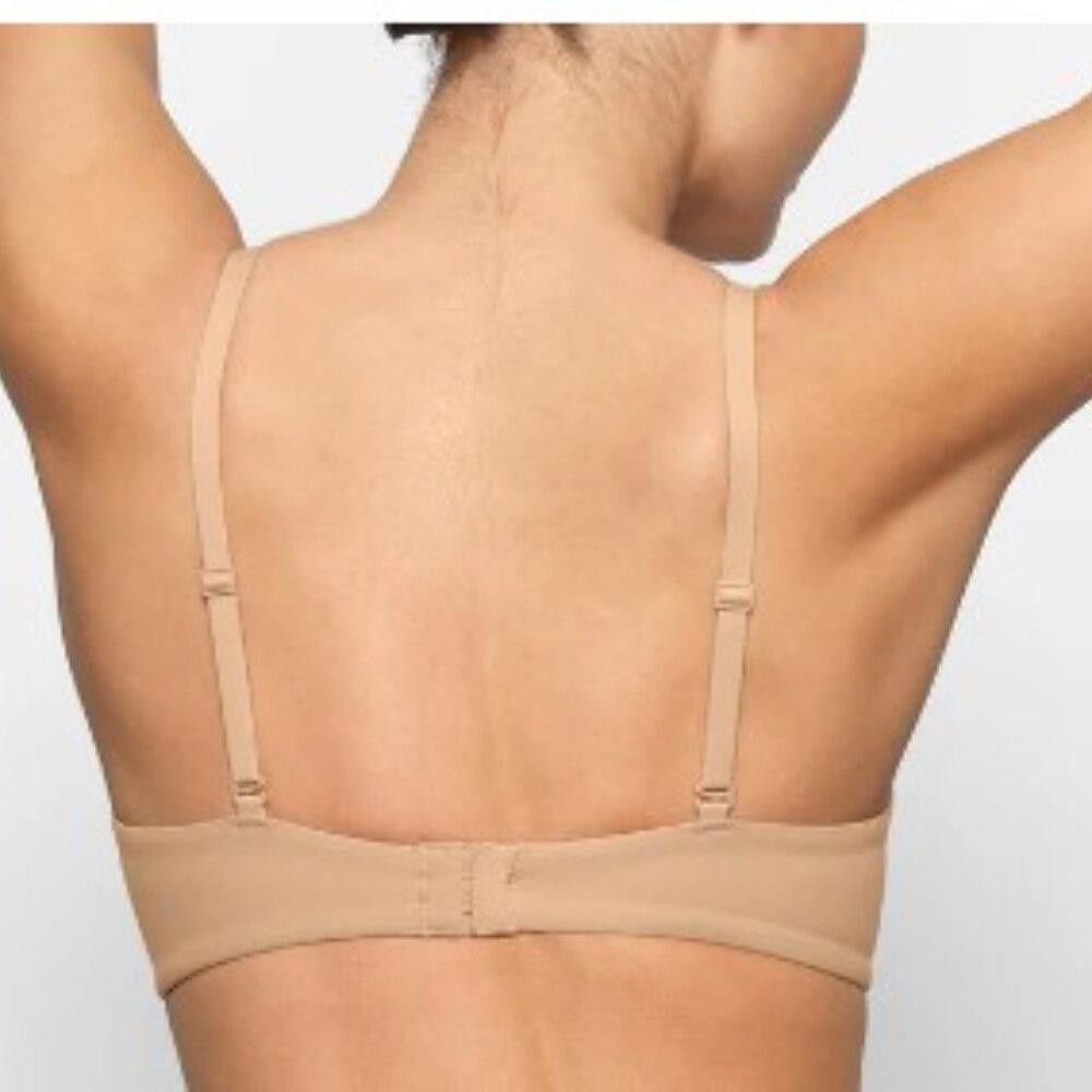Designer SKB1691 Skims NWT Full Coverage T-shirt Bra Ochre 40DD Size ONE SIZE - 4 Thumbnail