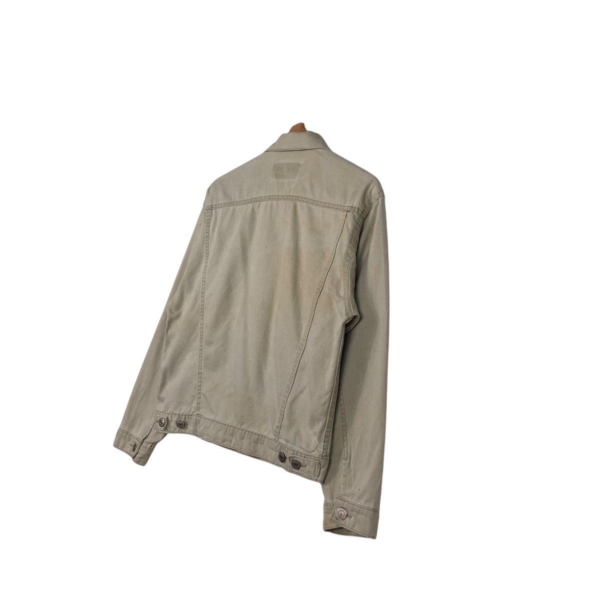 Levi's 📌Vintage Cropped Trucker Denim Biker Jacket Levi's Size US M / EU 48-50 / 2 - 11 Thumbnail