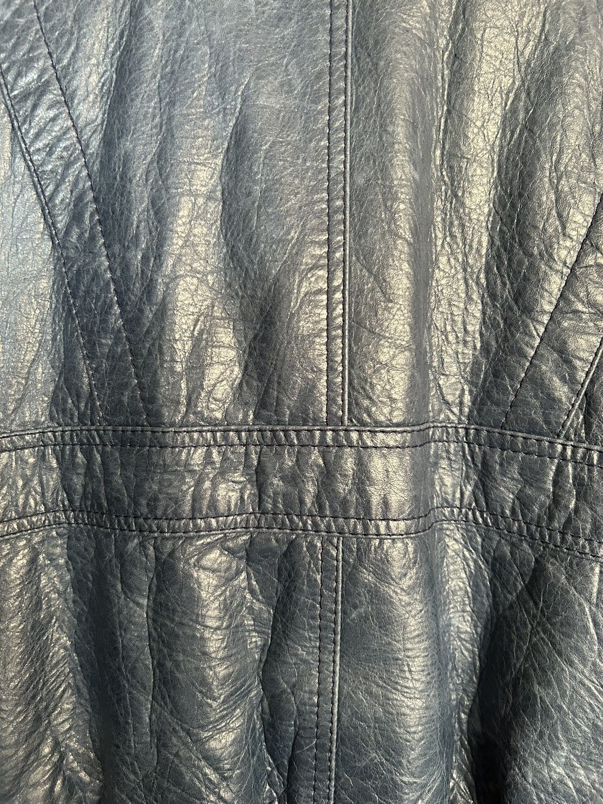 Balenciaga Balenciaga leather bomber jacket Size S / US 4 / IT 40 - 6 Thumbnail