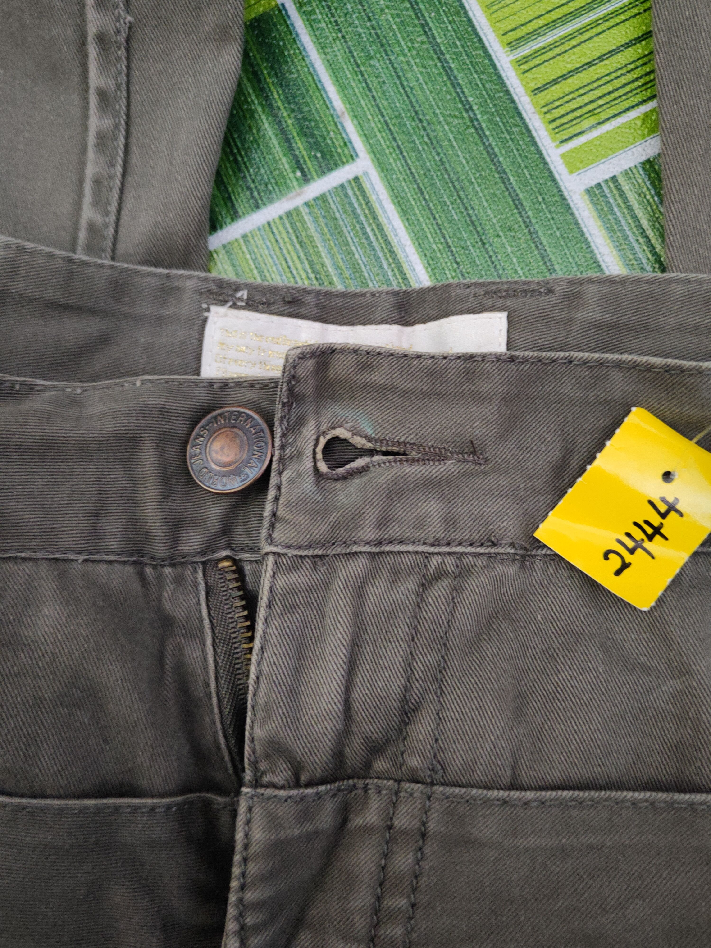 Japanese Brand DL Almighty Olive Multipocket Cargo Pants #2444 Size US 32 / EU 48 - 15 Thumbnail