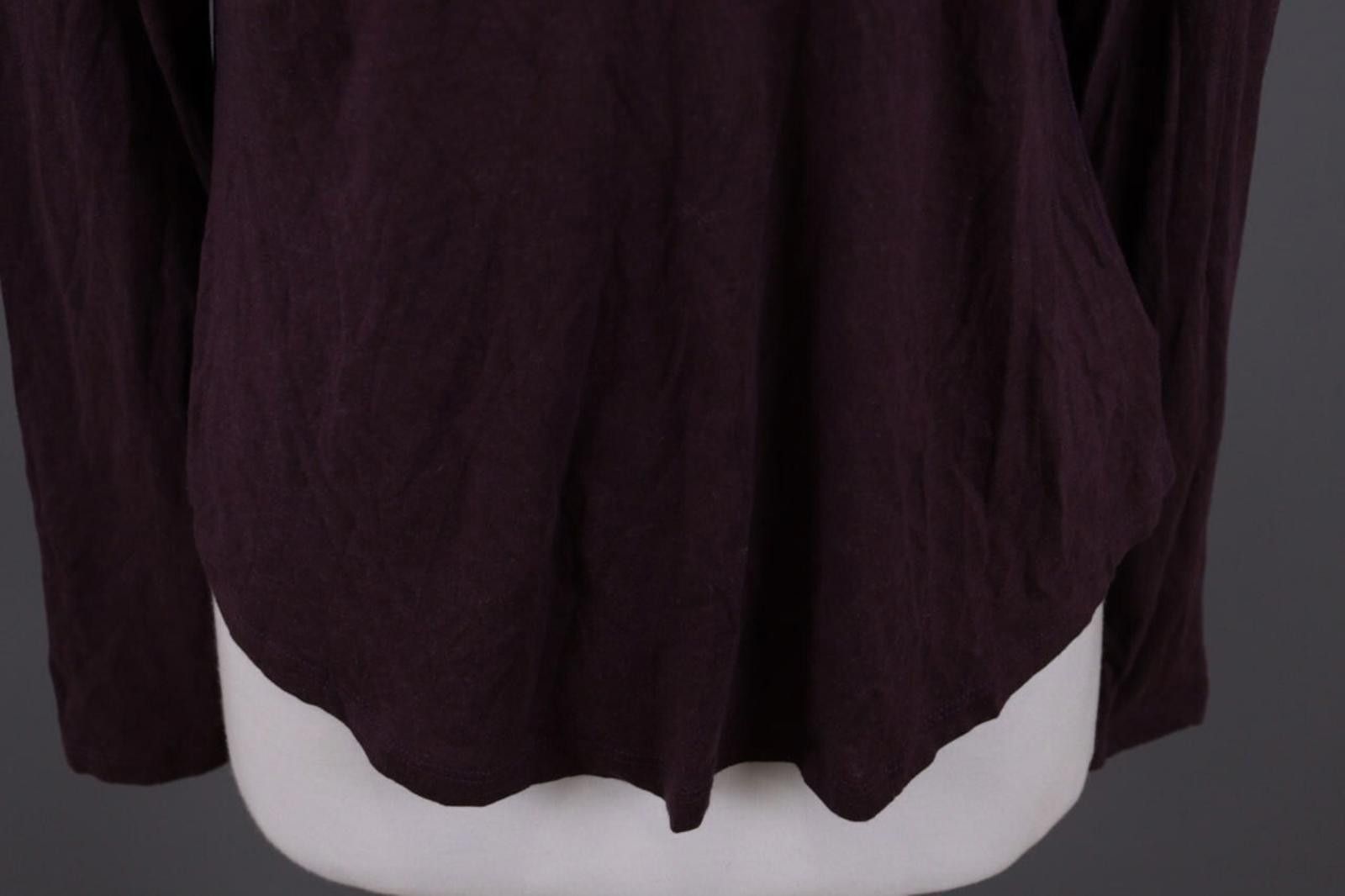 James Perse Standart James Perse Purple Cotton Wool Knit Blouse Size 4 Size S / US 4 / IT 40 - 4 Thumbnail