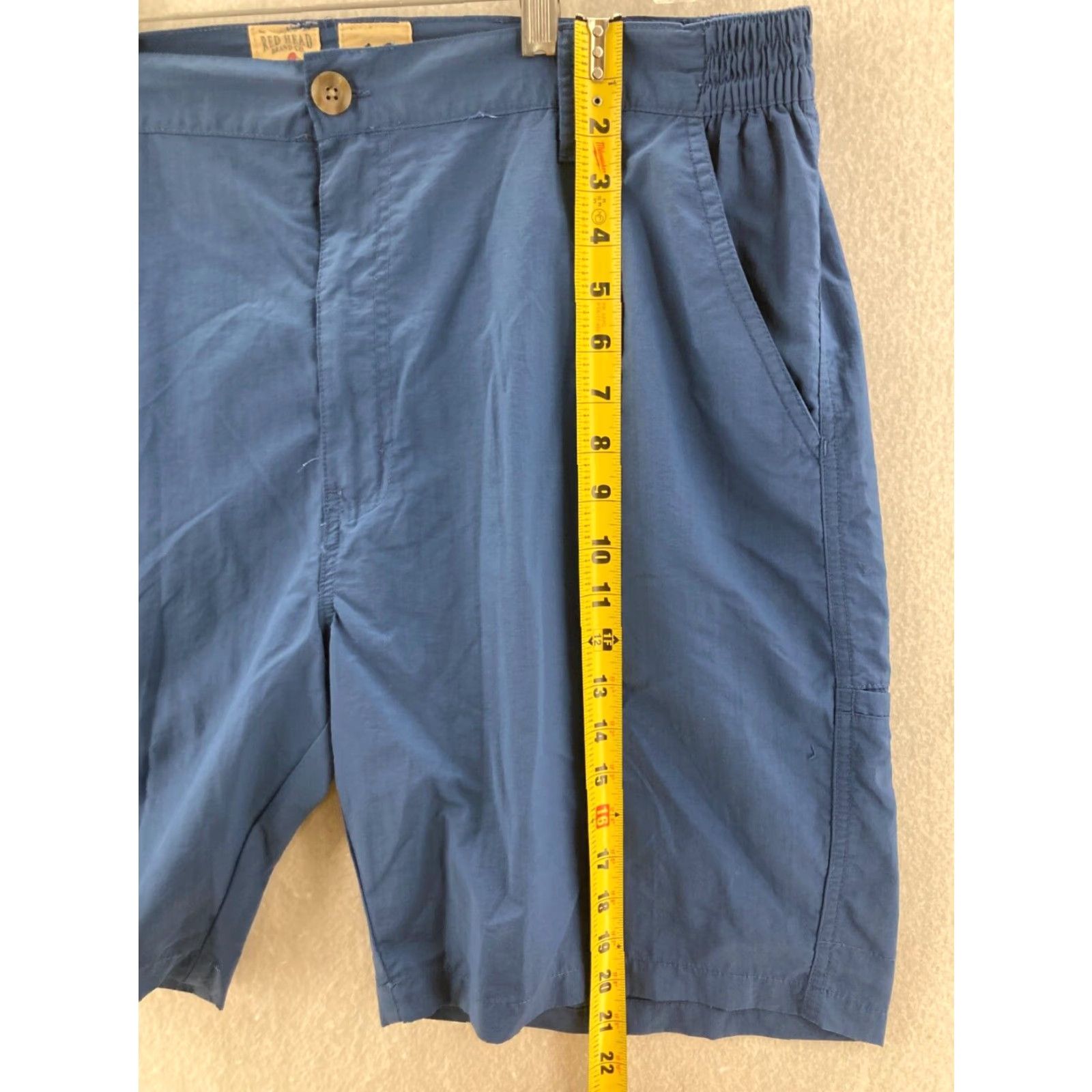 Vintage RedHead Mens High Rise Cargo Shorts Navy Blue Size 42 Regular Size US 42 / EU 58 - 3 Thumbnail
