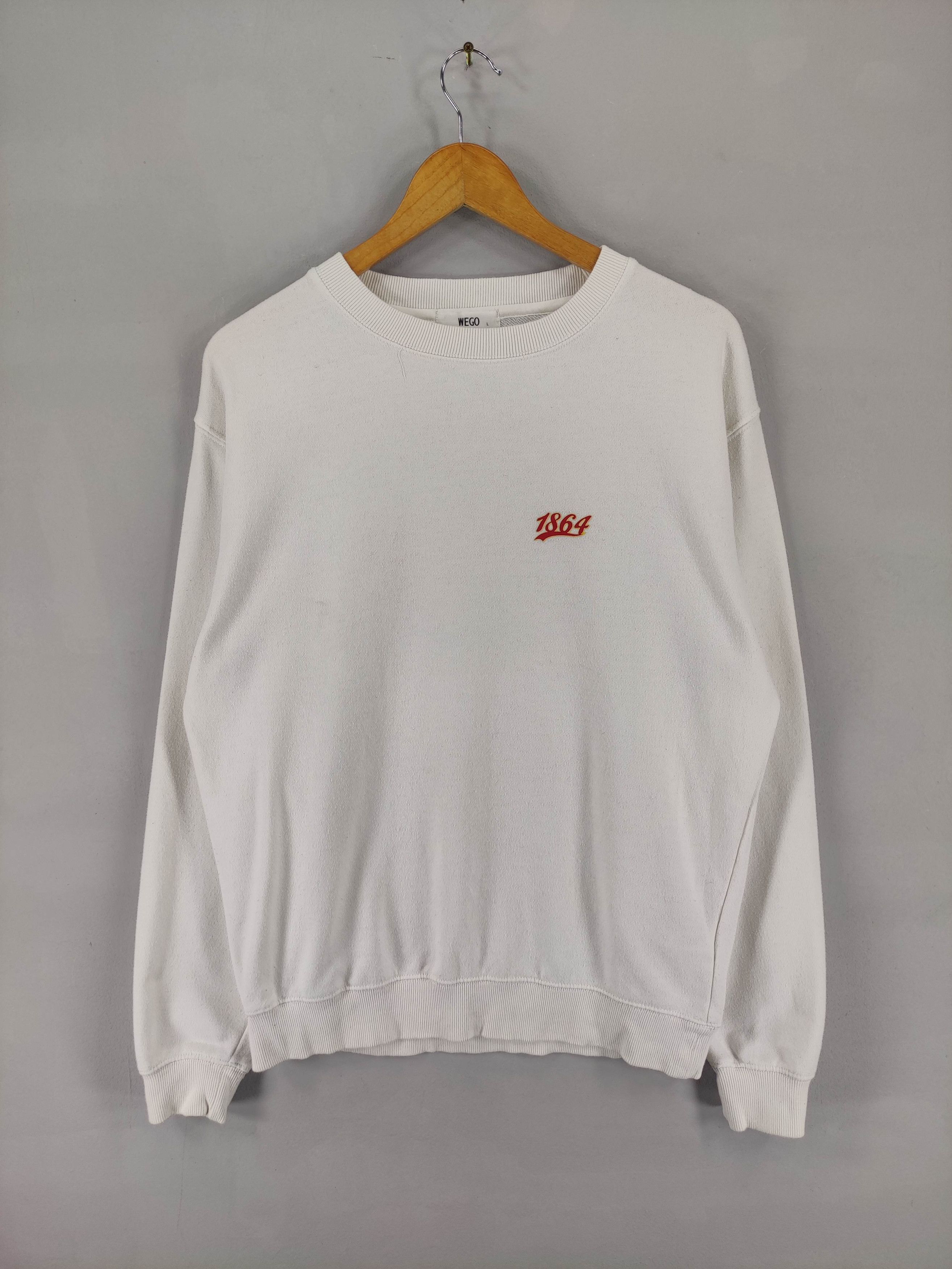 Japanese Brand Vintage Japanese Brand Wego Sweatshirt Jumper Big Logo Size US L / EU 52-54 / 3 - 2 Thumbnail