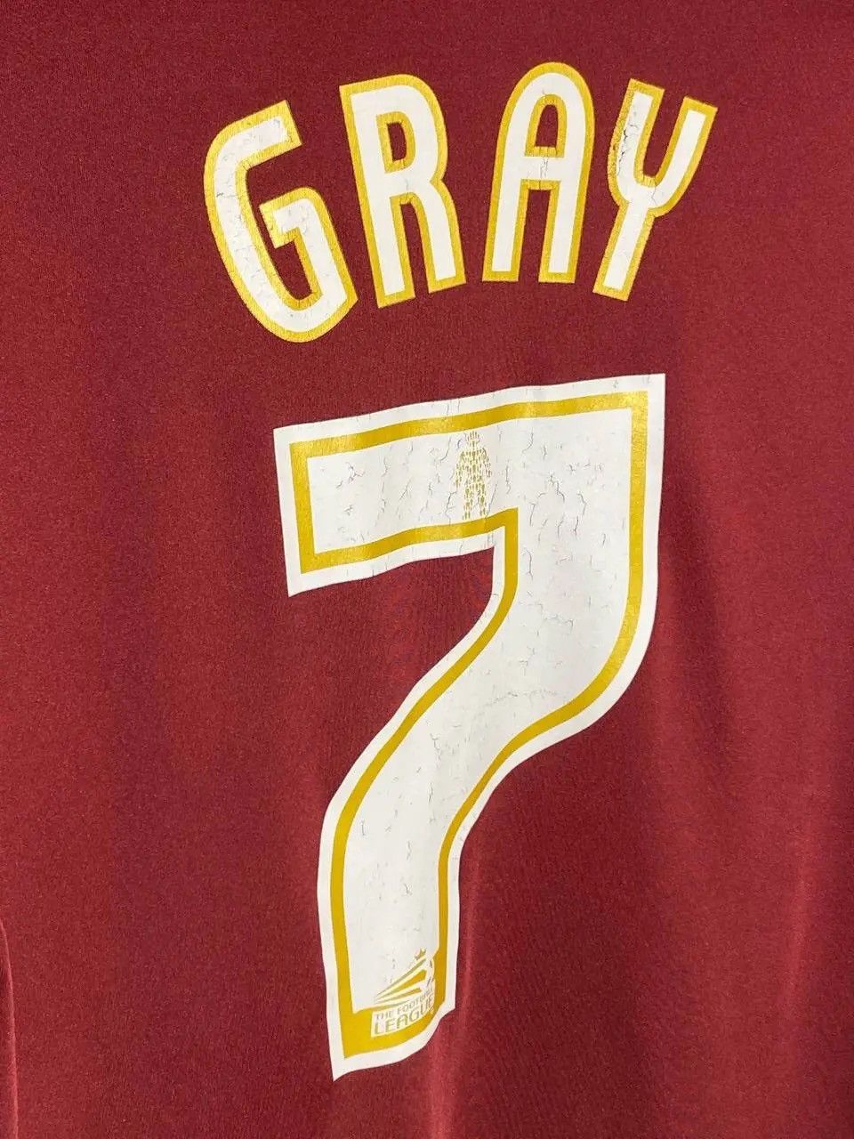 Puma Puma x Burnley Football Club #7 Gray Soccer Jersey Size US S / EU 44-46 / 1 - 2 Thumbnail