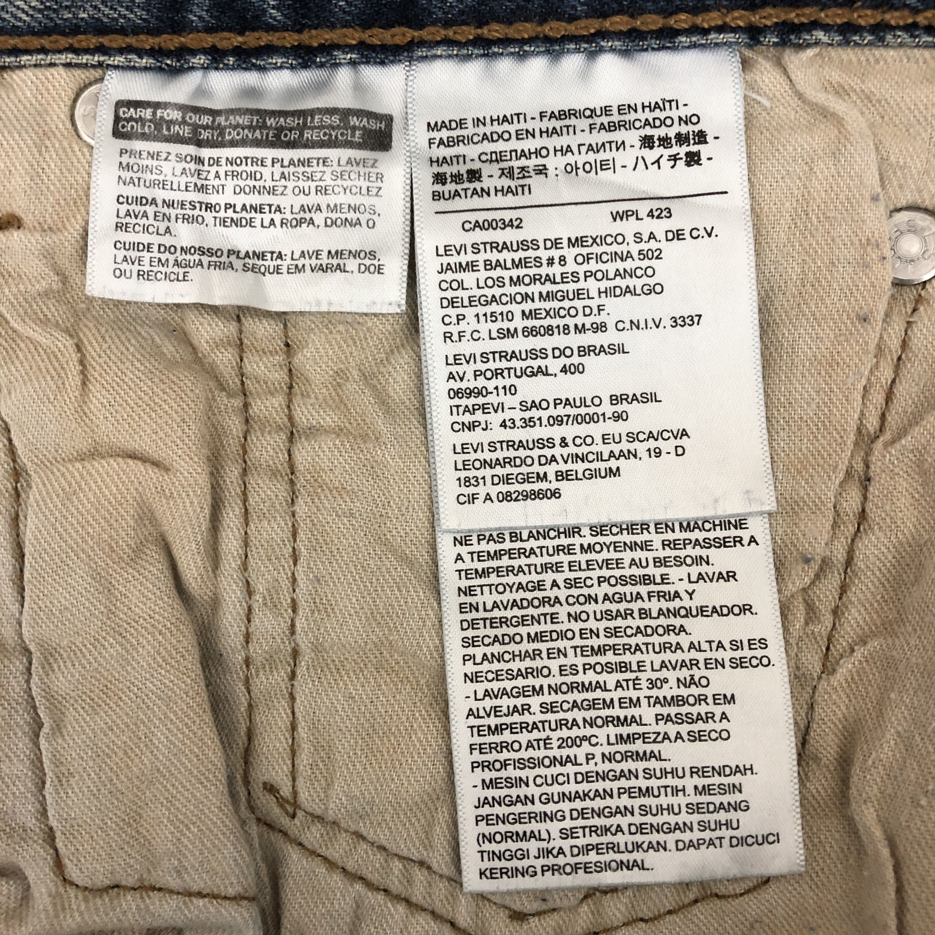 Levi's Vintage Y2K Levis 501 Faded Jeans Levi's Mud Stonewash Denim Size US 32 / EU 48 - 9 Thumbnail