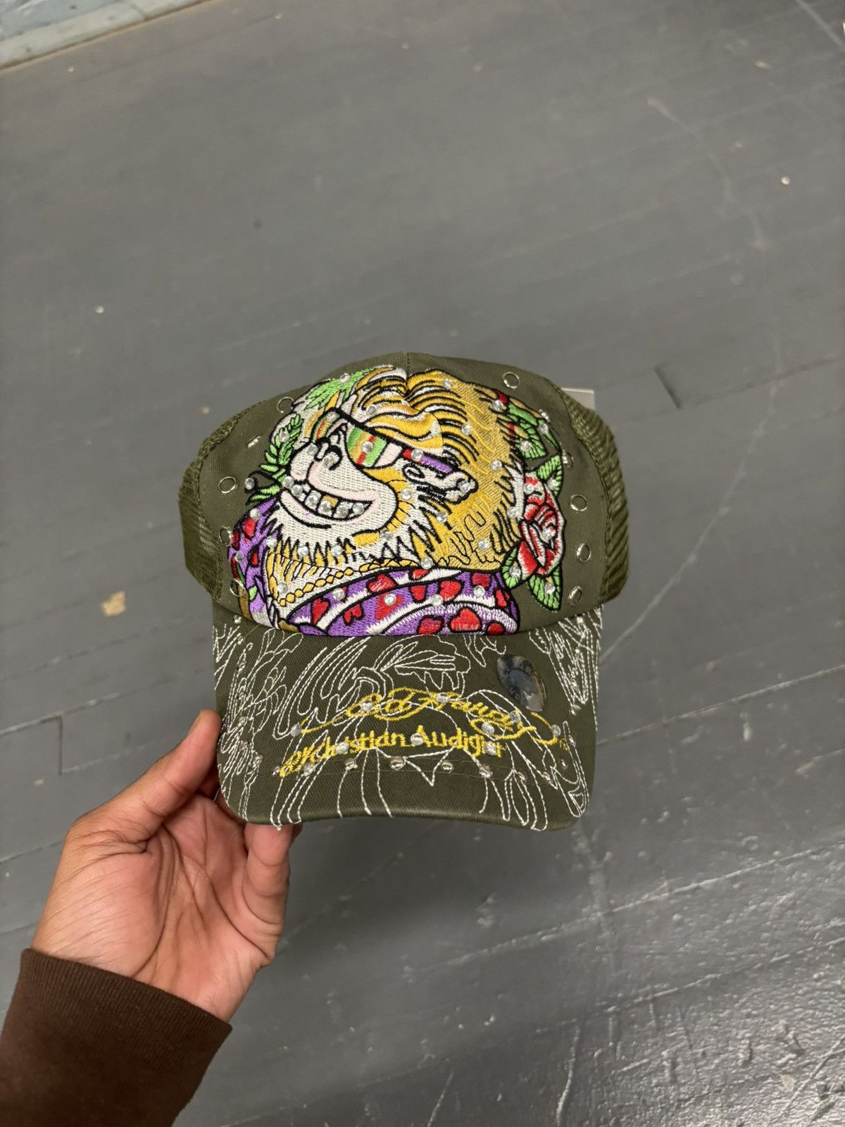 Affliction × Ed Hardy × Vintage Y2K Ed Hardy hat vintage Size ONE SIZE - 2 Thumbnail