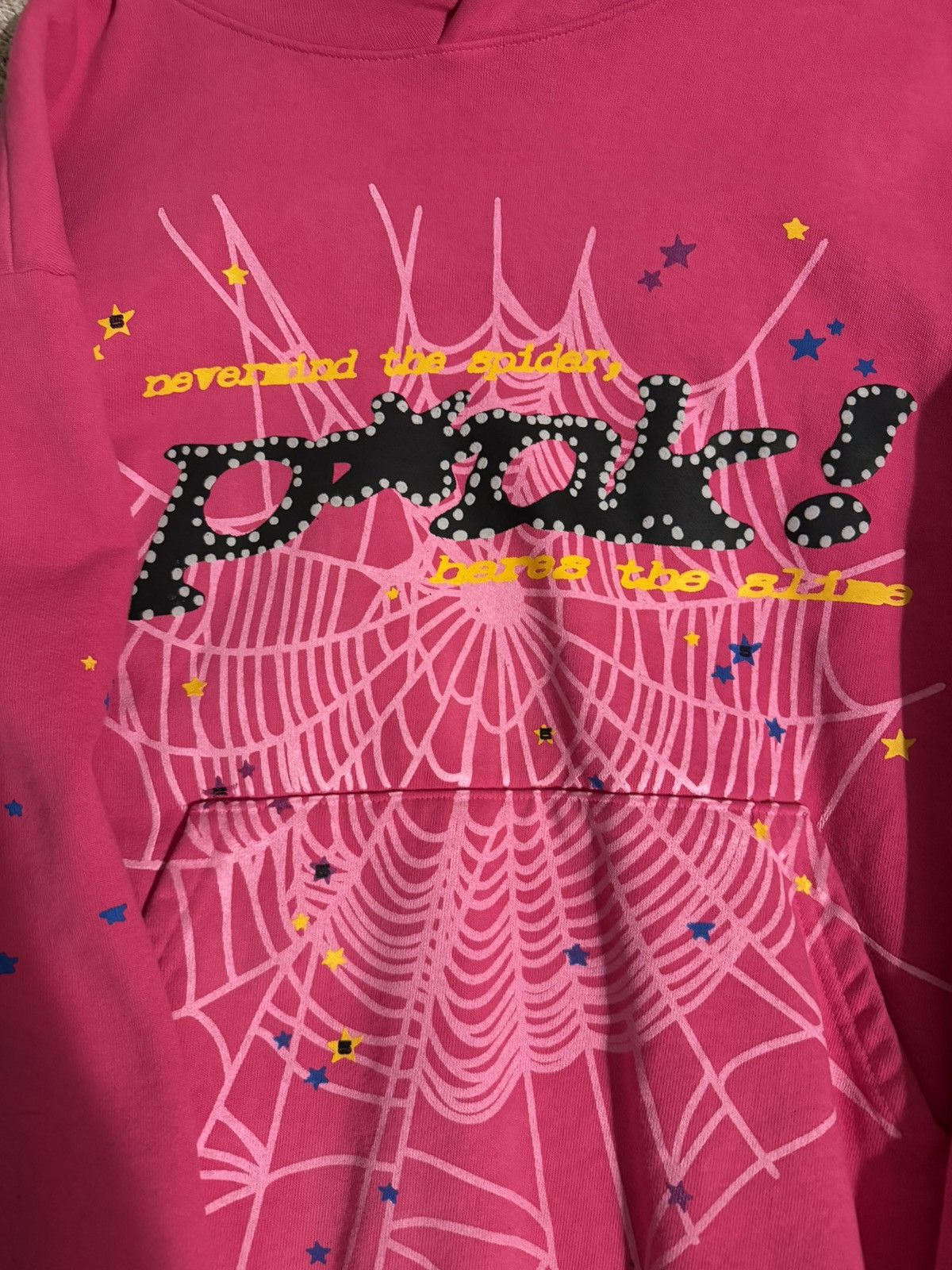 Sp5der Pink Sp5der Hoodie Size US L / EU 52-54 / 3 - 2 Thumbnail